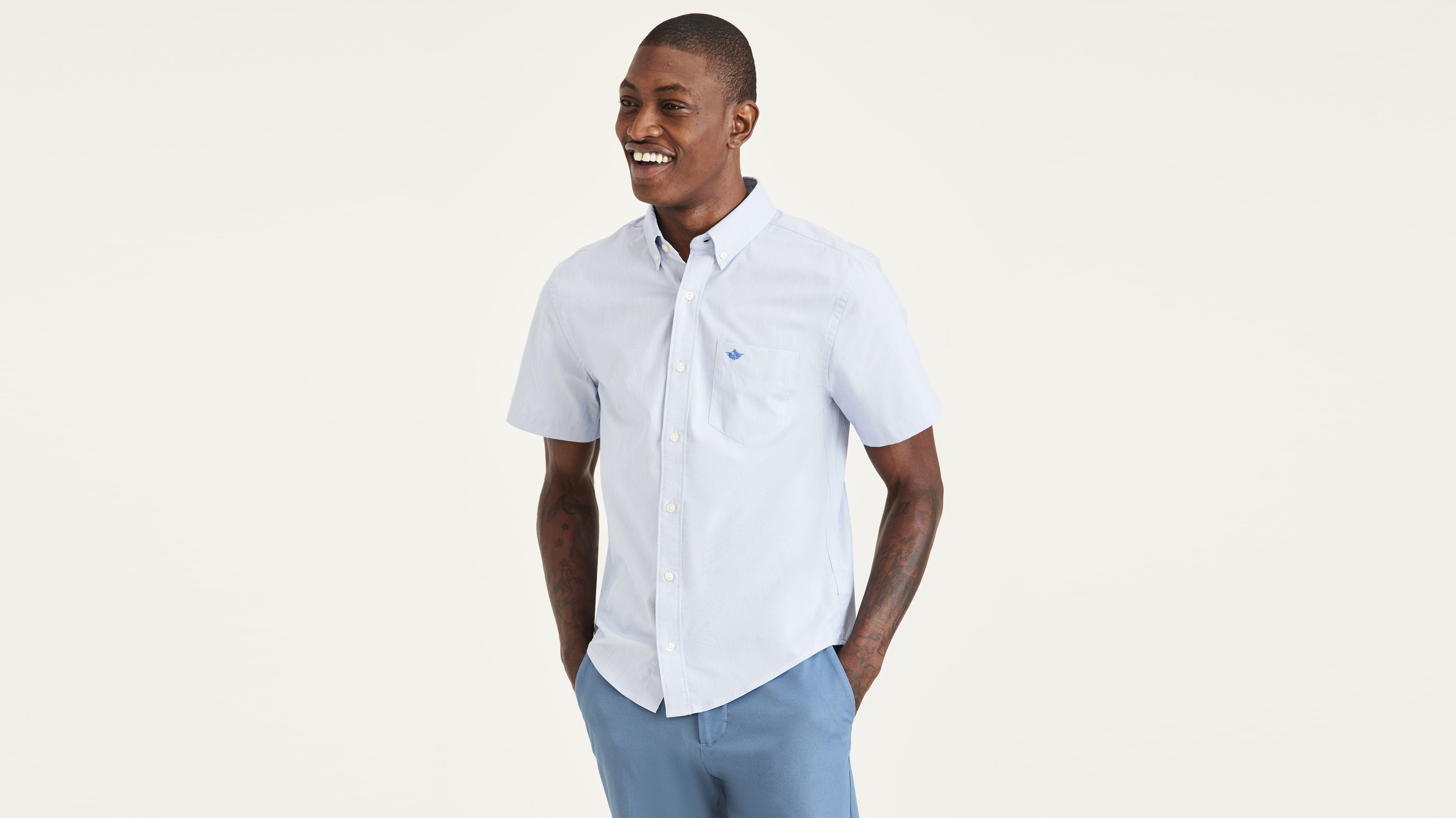 Signature Comfort Flex Shirt, Classic Fit (Big and Tall)