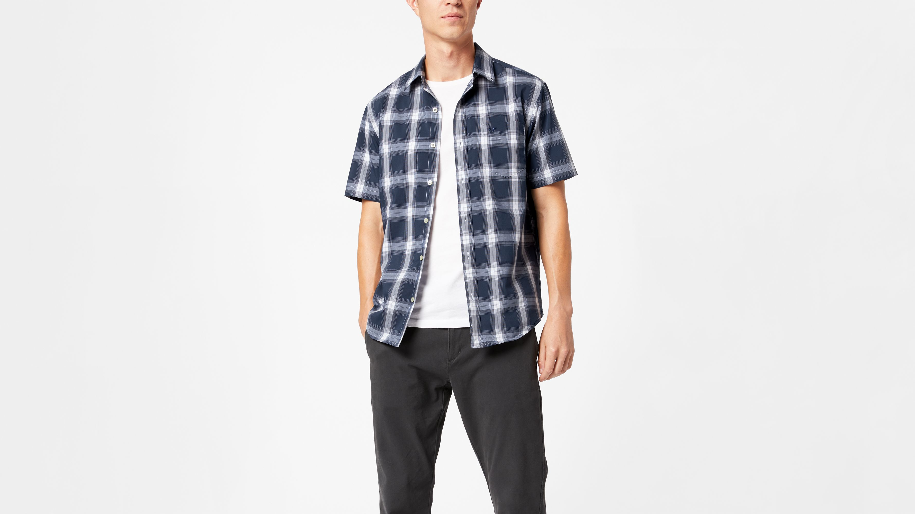 Signature Comfort Flex Shirt, Classic Fit (Big and Tall)