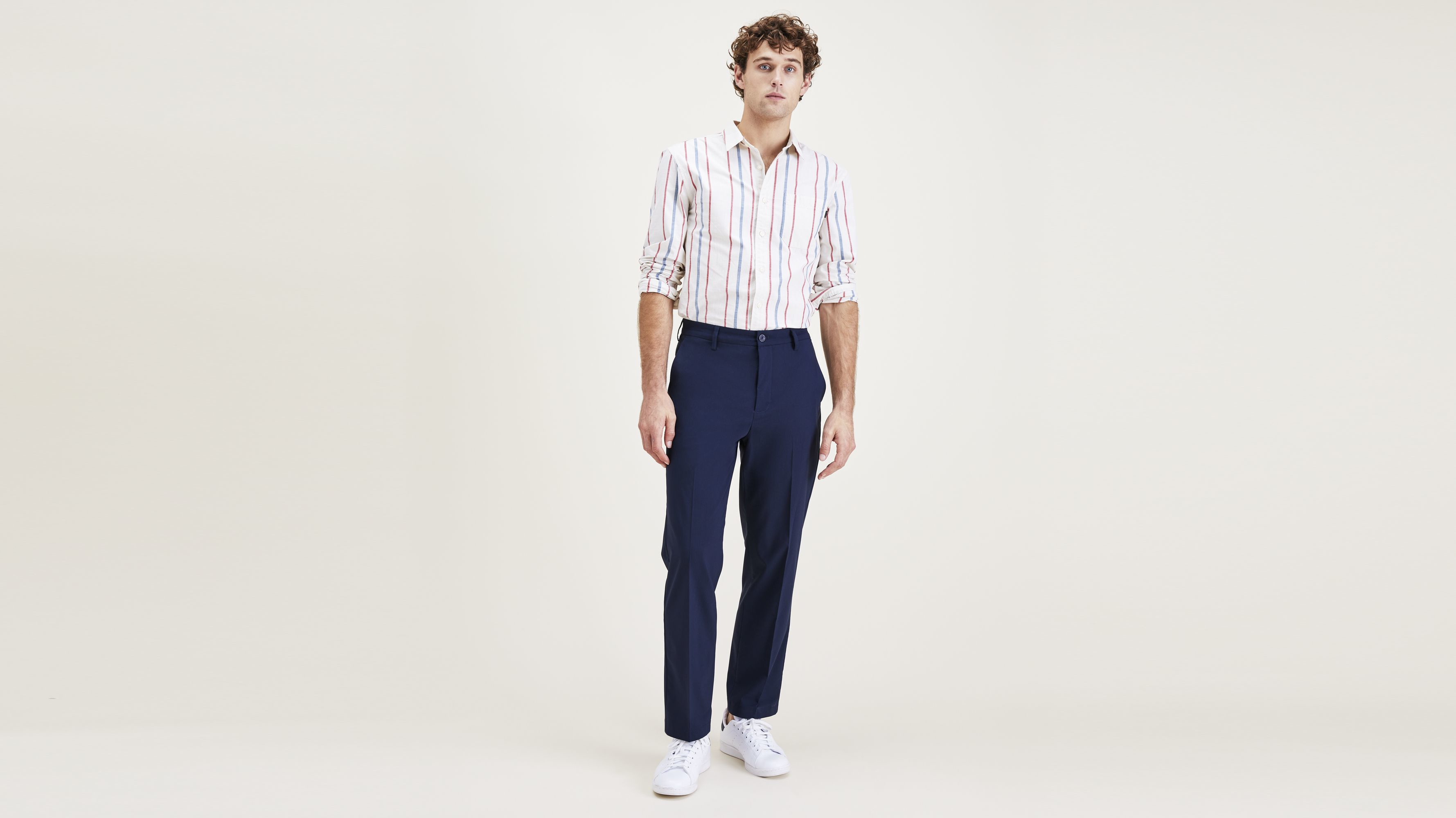 Signature Go Khakis, Straight Fit (Big and Tall)