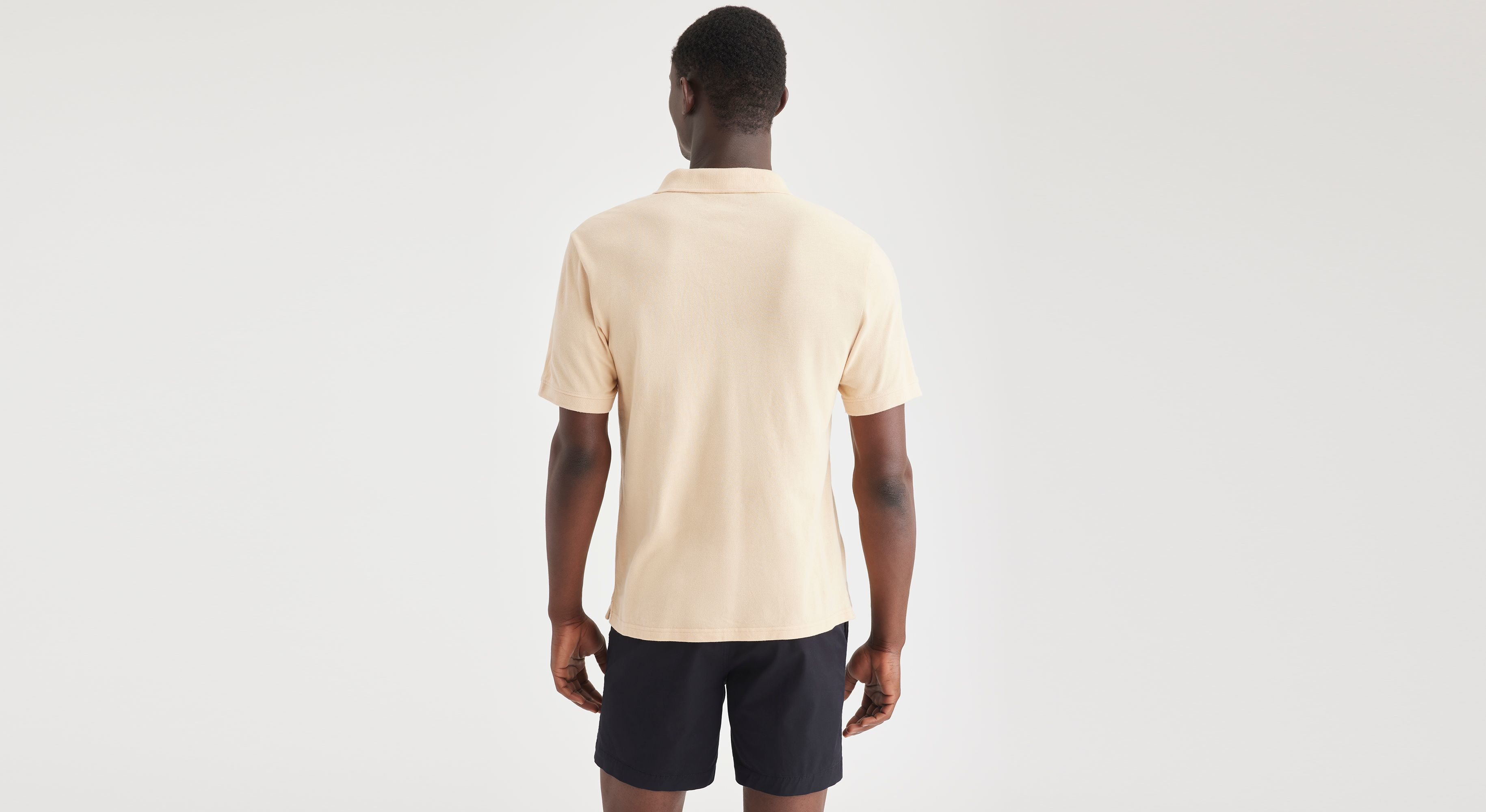 Rib Collar Polo, Slim Fit