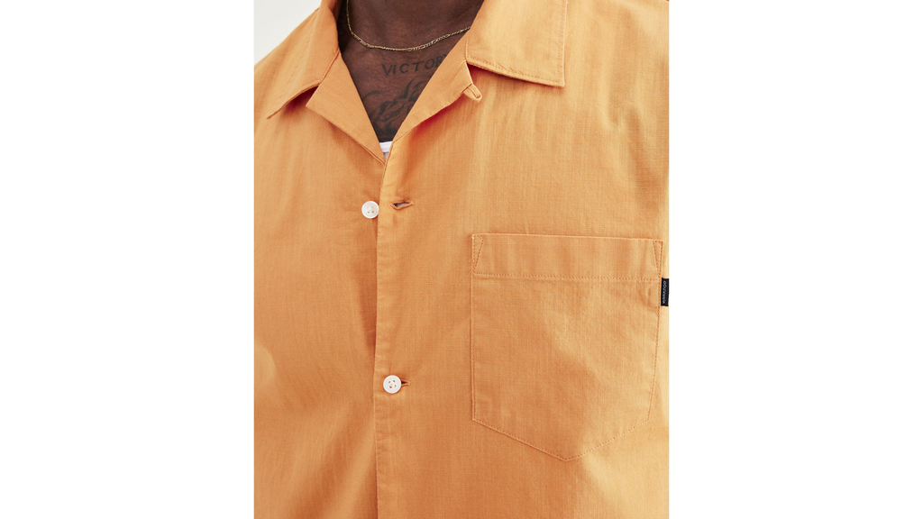 Camp Collar Shirt, Regular Fit