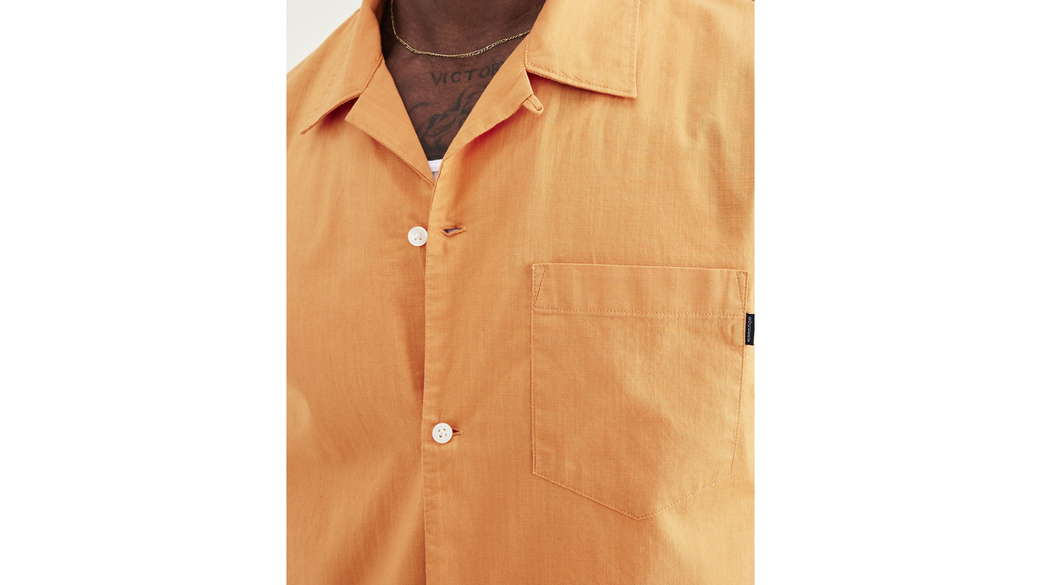 Camp Collar Shirt, Regular Fit