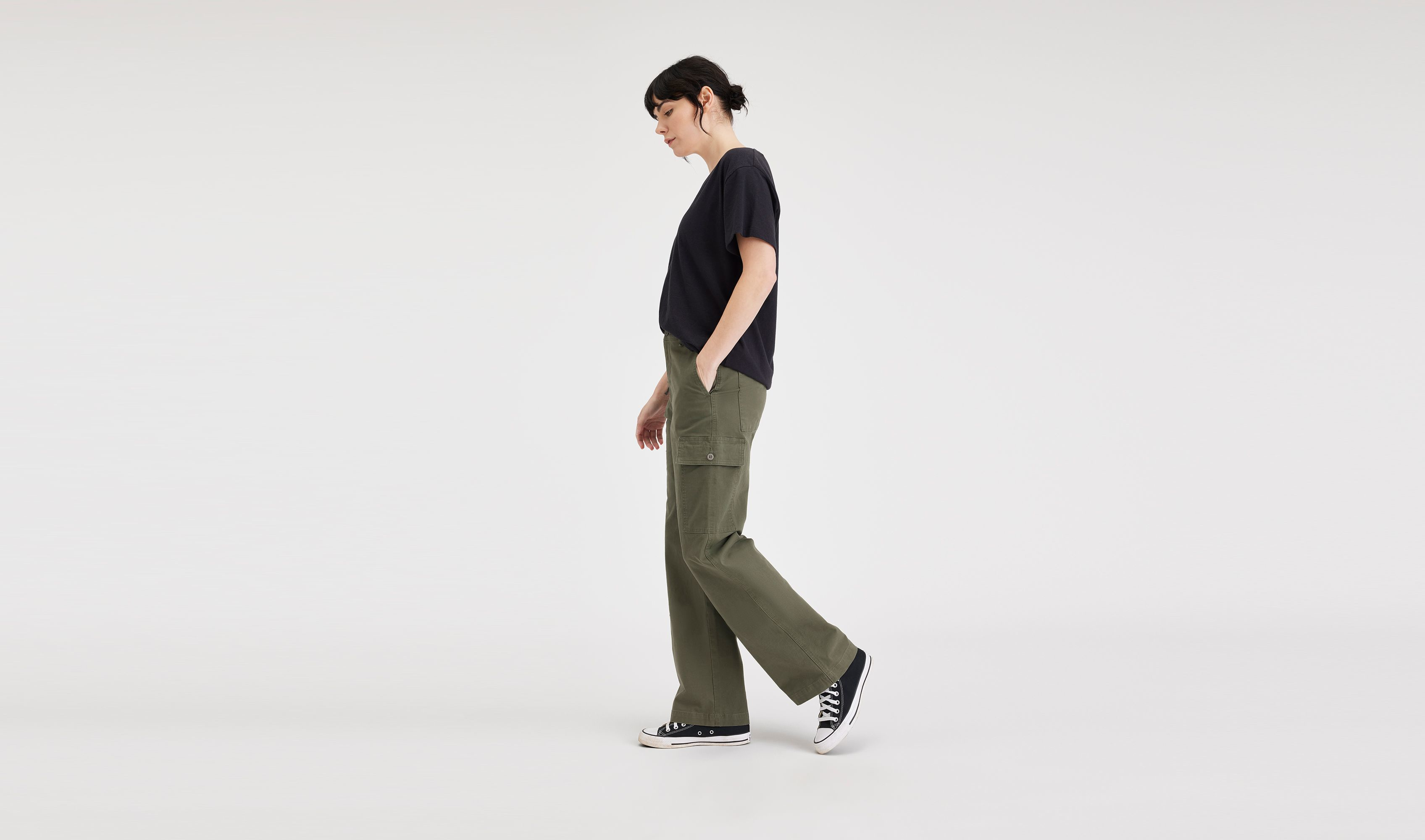 Cargo Pant, High Wide Fit