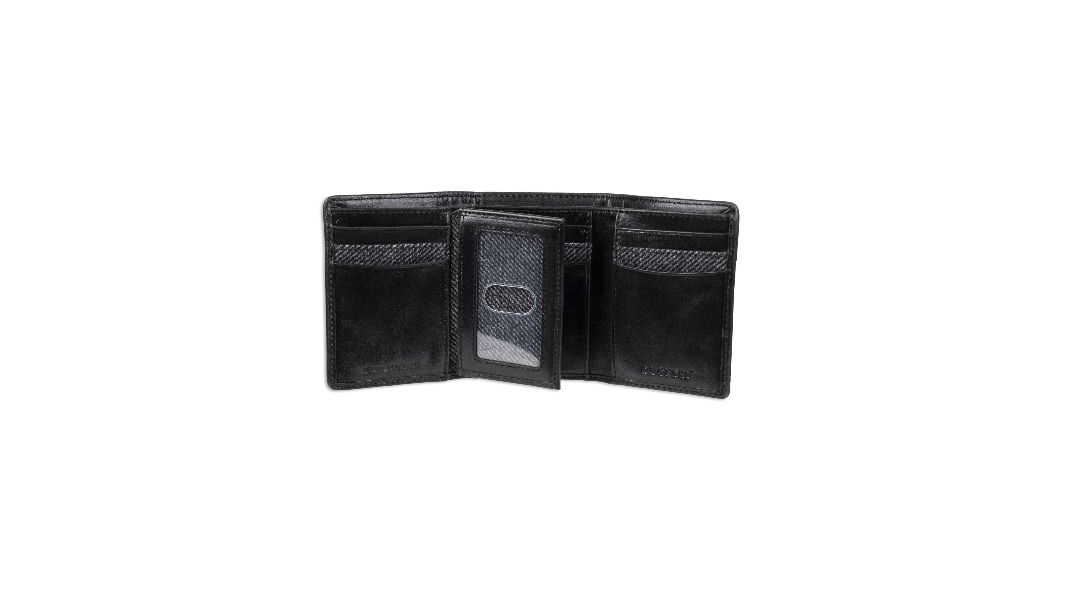 Extra Capacity Trifold Herringbone Wallet