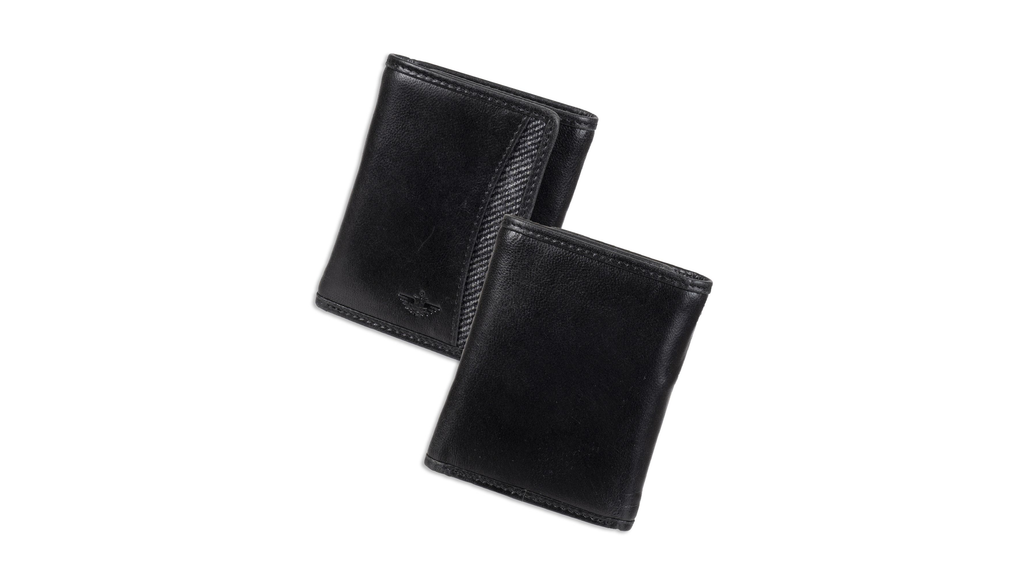 Extra Capacity Trifold Herringbone Wallet