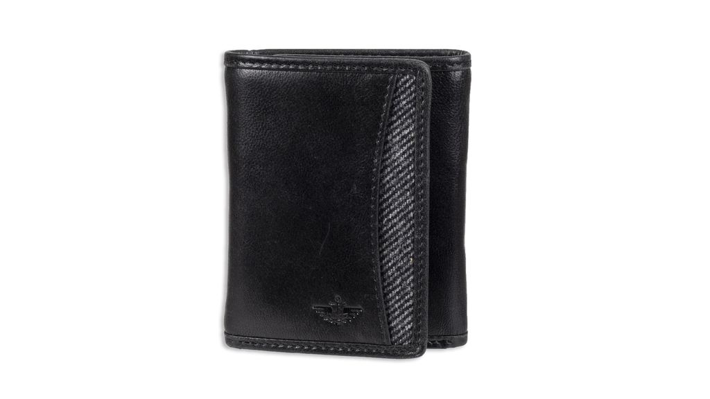 Extra Capacity Trifold Herringbone Wallet
