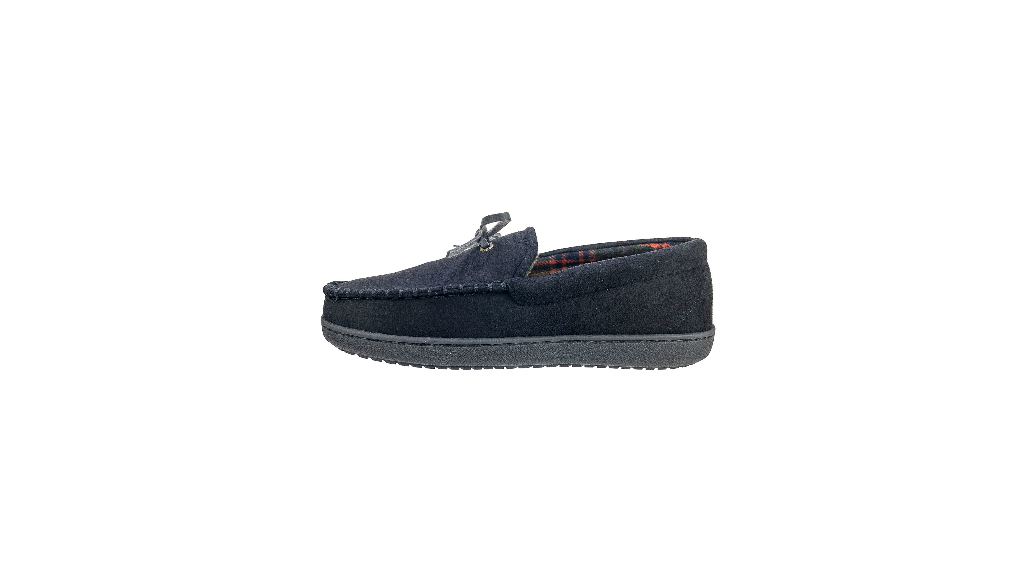 Microsuede Boater Moccasin Slippers