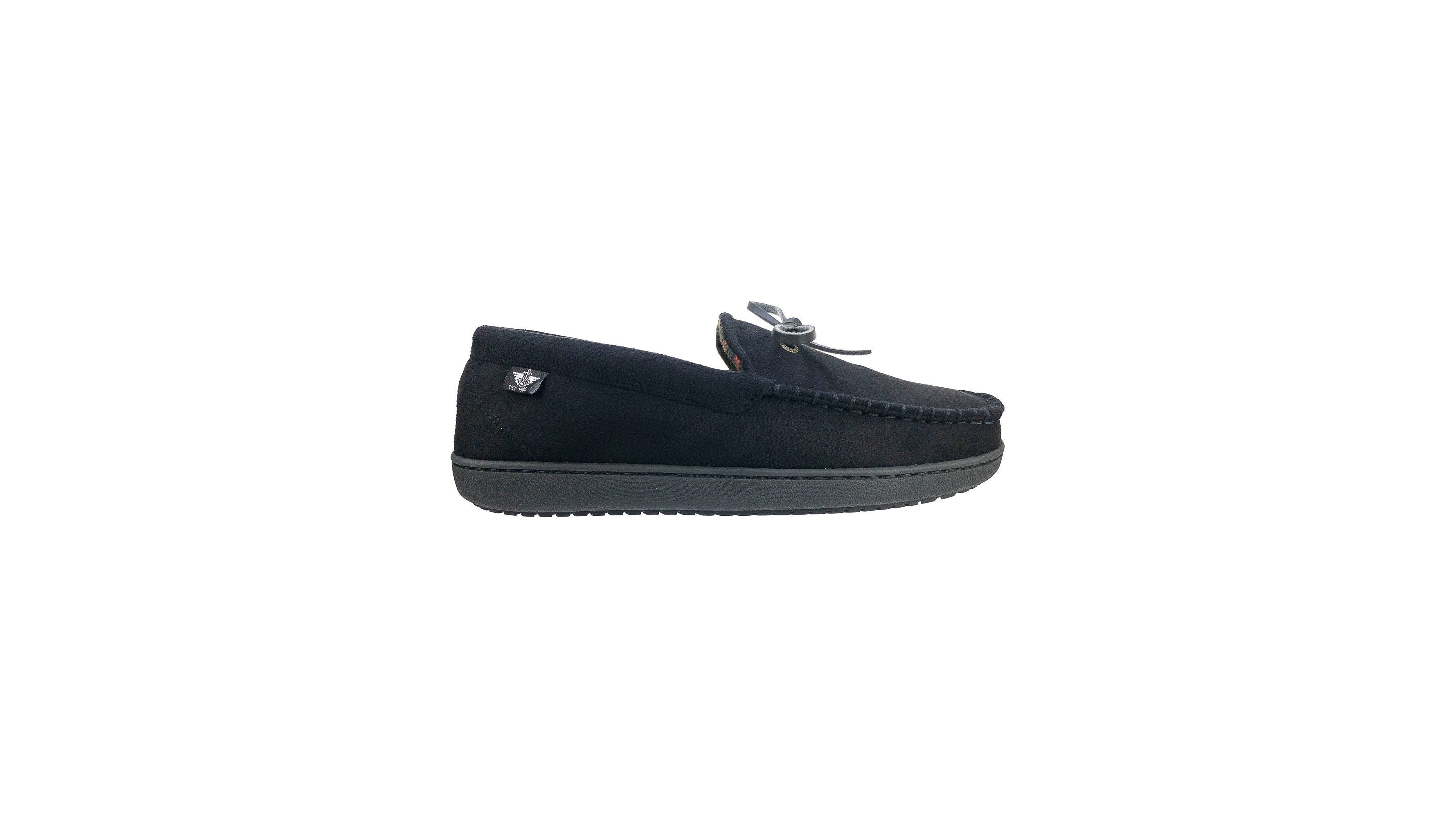 Microsuede Boater Moccasin Slippers