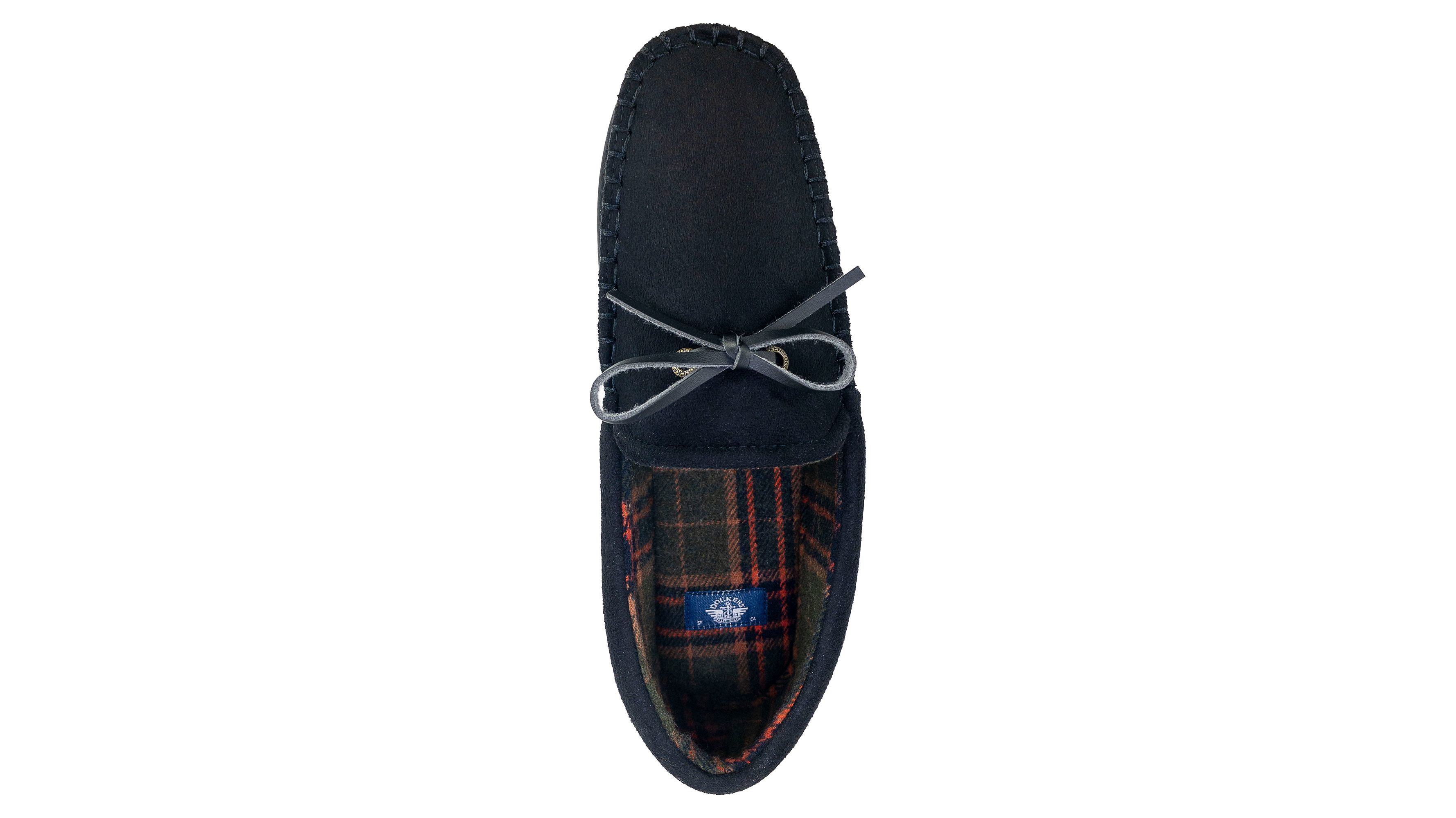 Microsuede Boater Moccasin Slippers