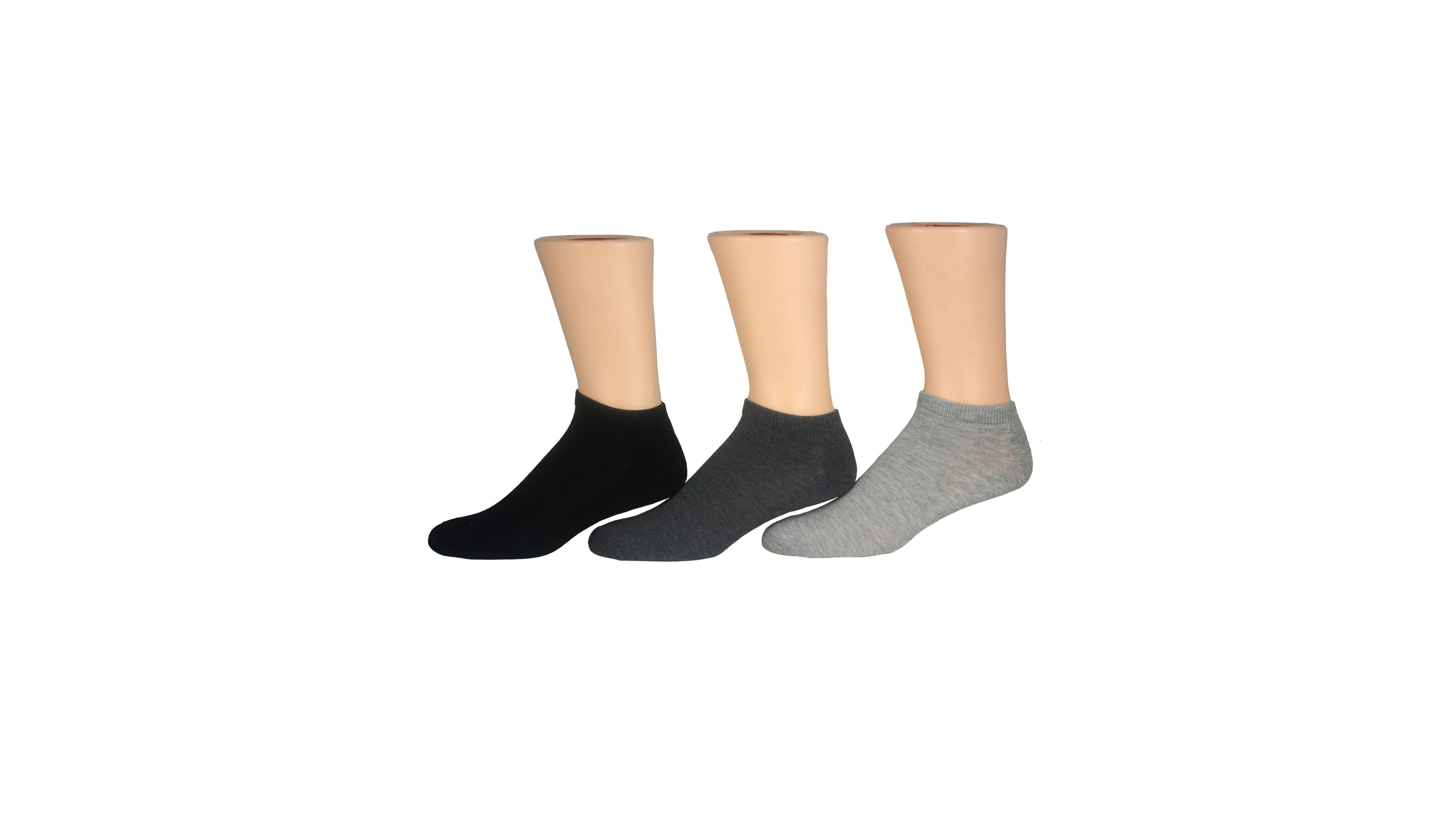 1/2 Cushion Low Cut Socks, 3 Pack