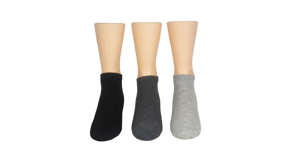 1/2 Cushion Low Cut Socks, 3 Pack