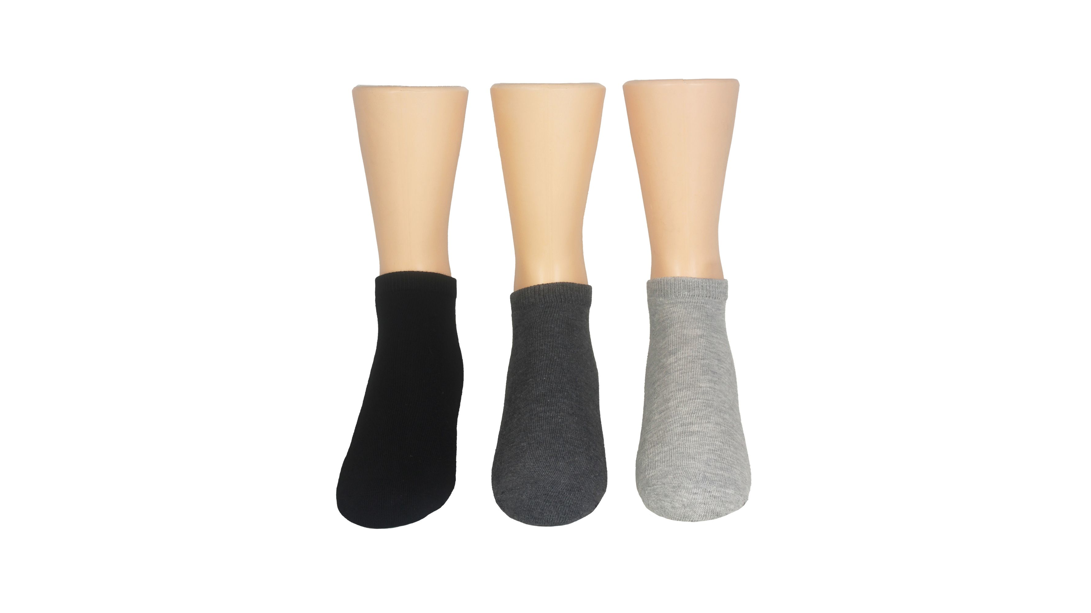 1/2 Cushion Low Cut Socks, 3 Pack