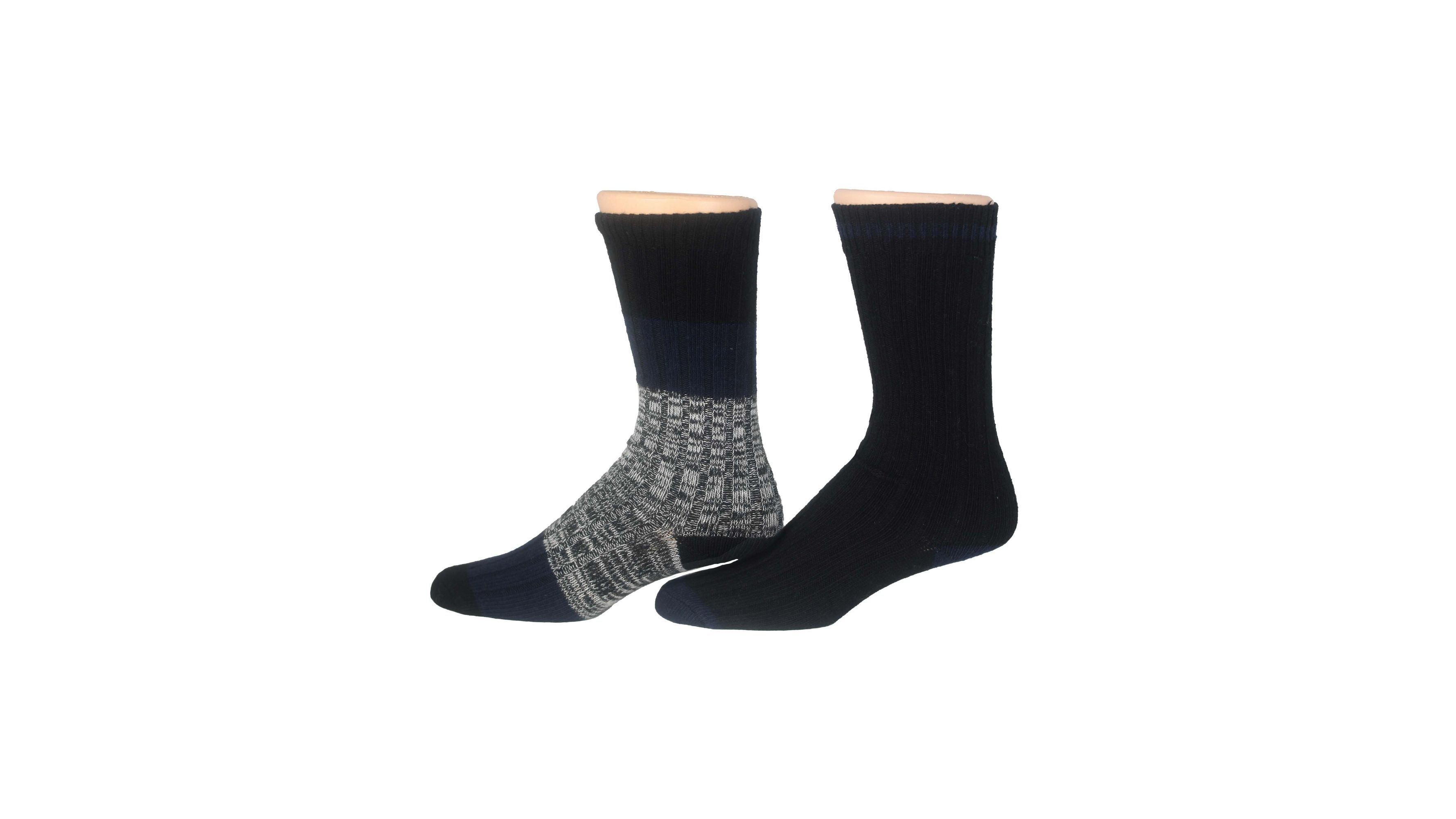 Crew Boot Socks, 2 Pack
