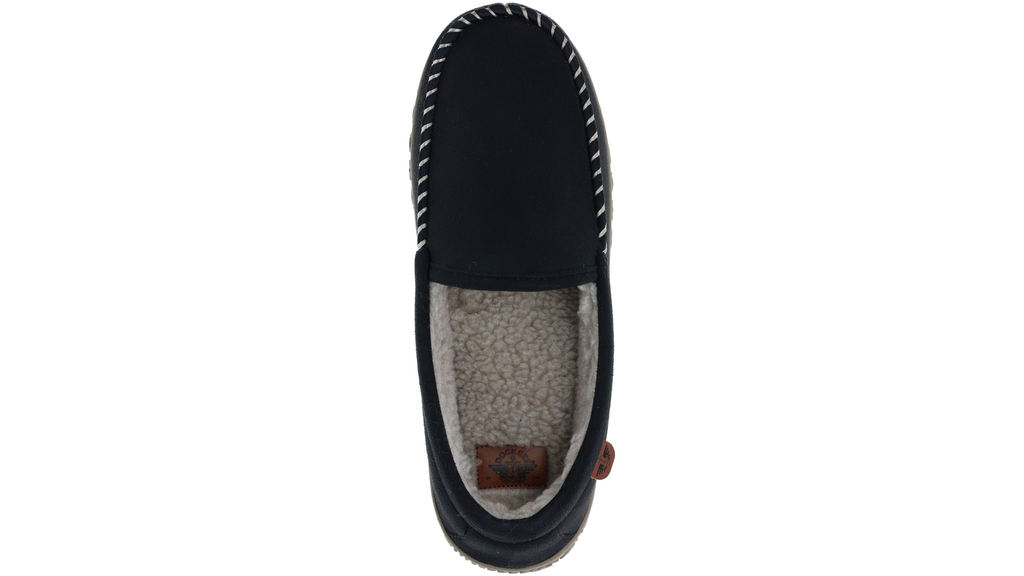 Rugged Microsuede Moccasin Slippers