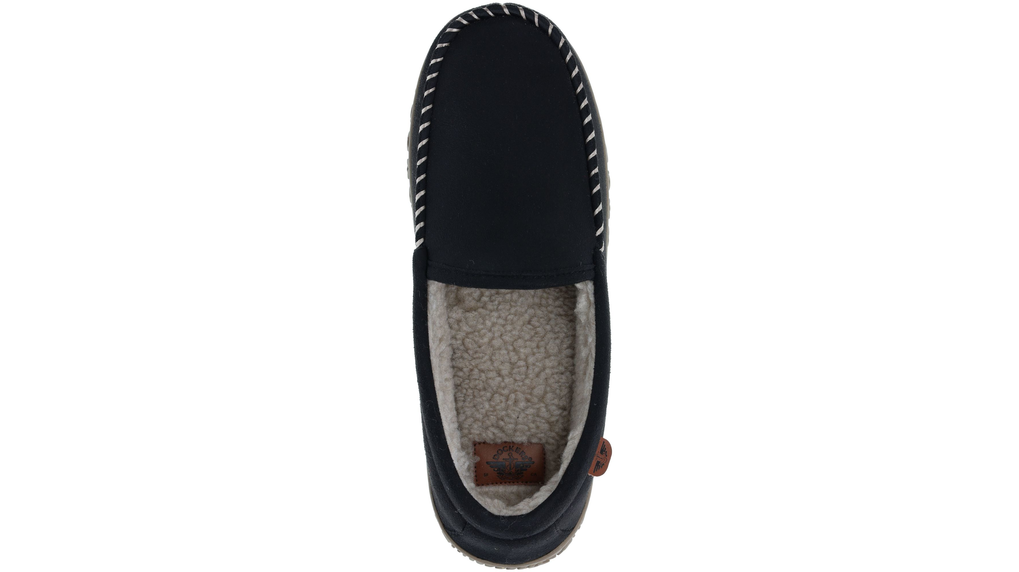 Rugged Microsuede Moccasin Slippers