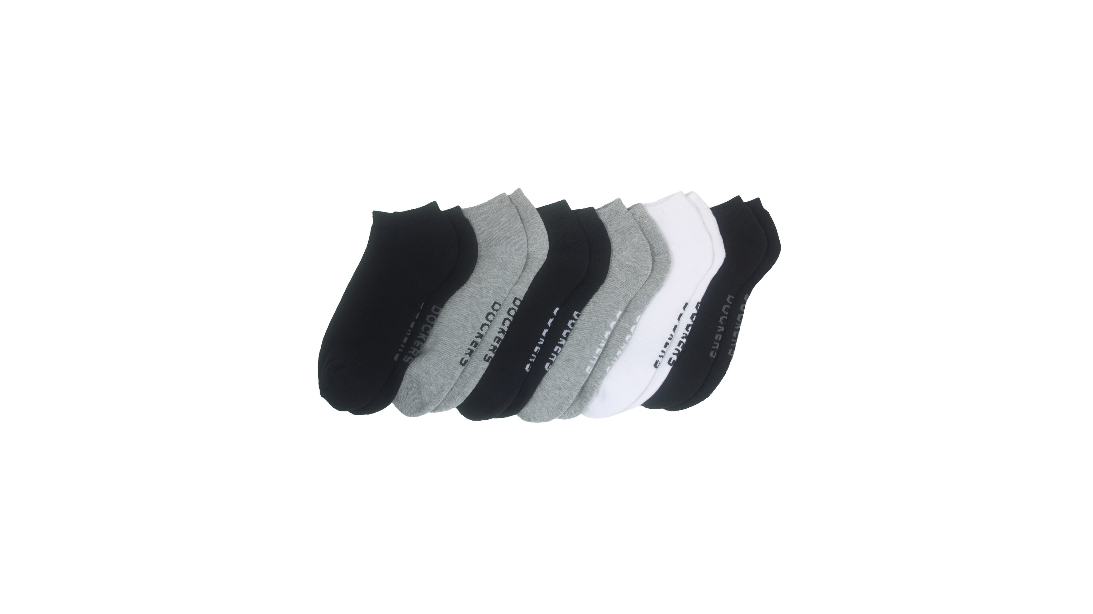1/2 Cushion Low Cut Socks, 6 Pack