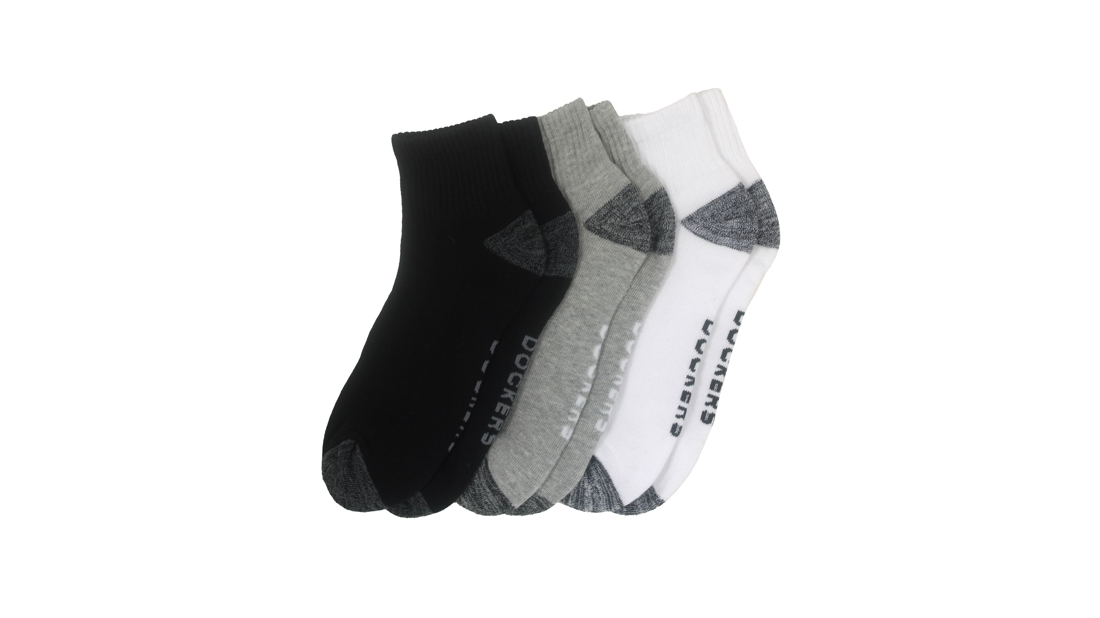 1/2 Cushion Quarter Socks, 3 Pack