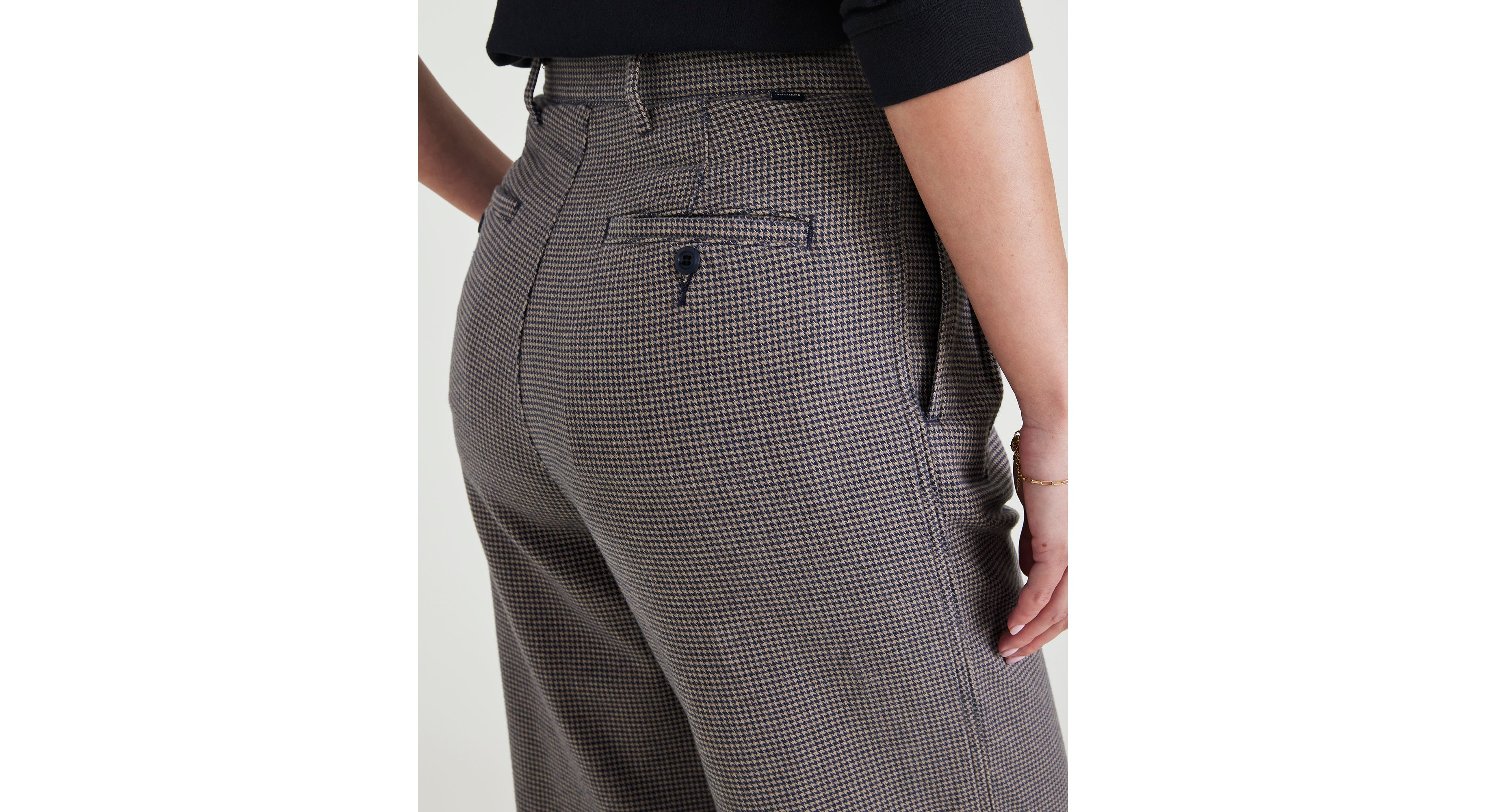 Original Khaki, Pleated, High Wide Fit