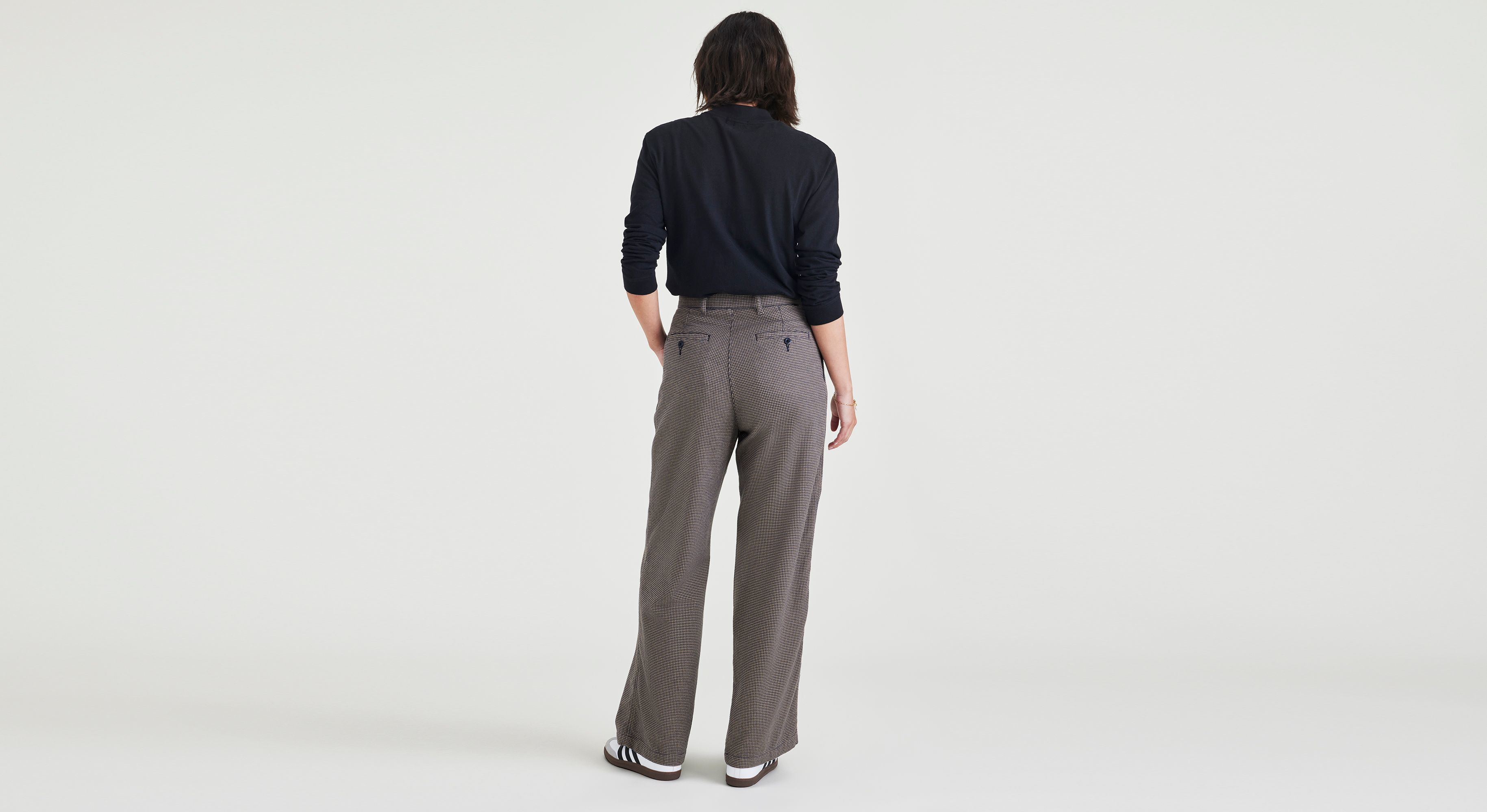 Original Khaki, Pleated, High Wide Fit