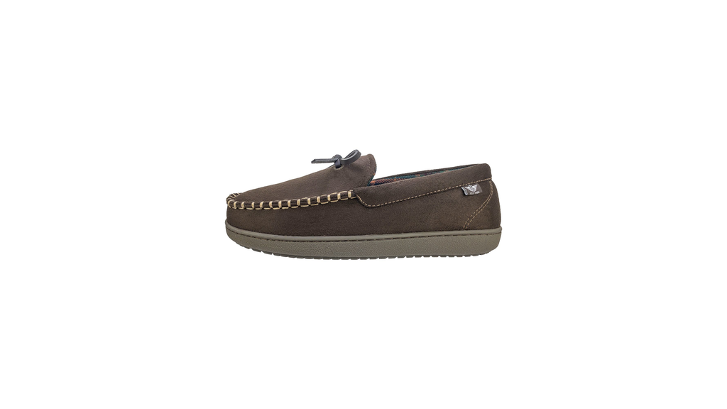 Microsuede Boater Moccasin Slippers