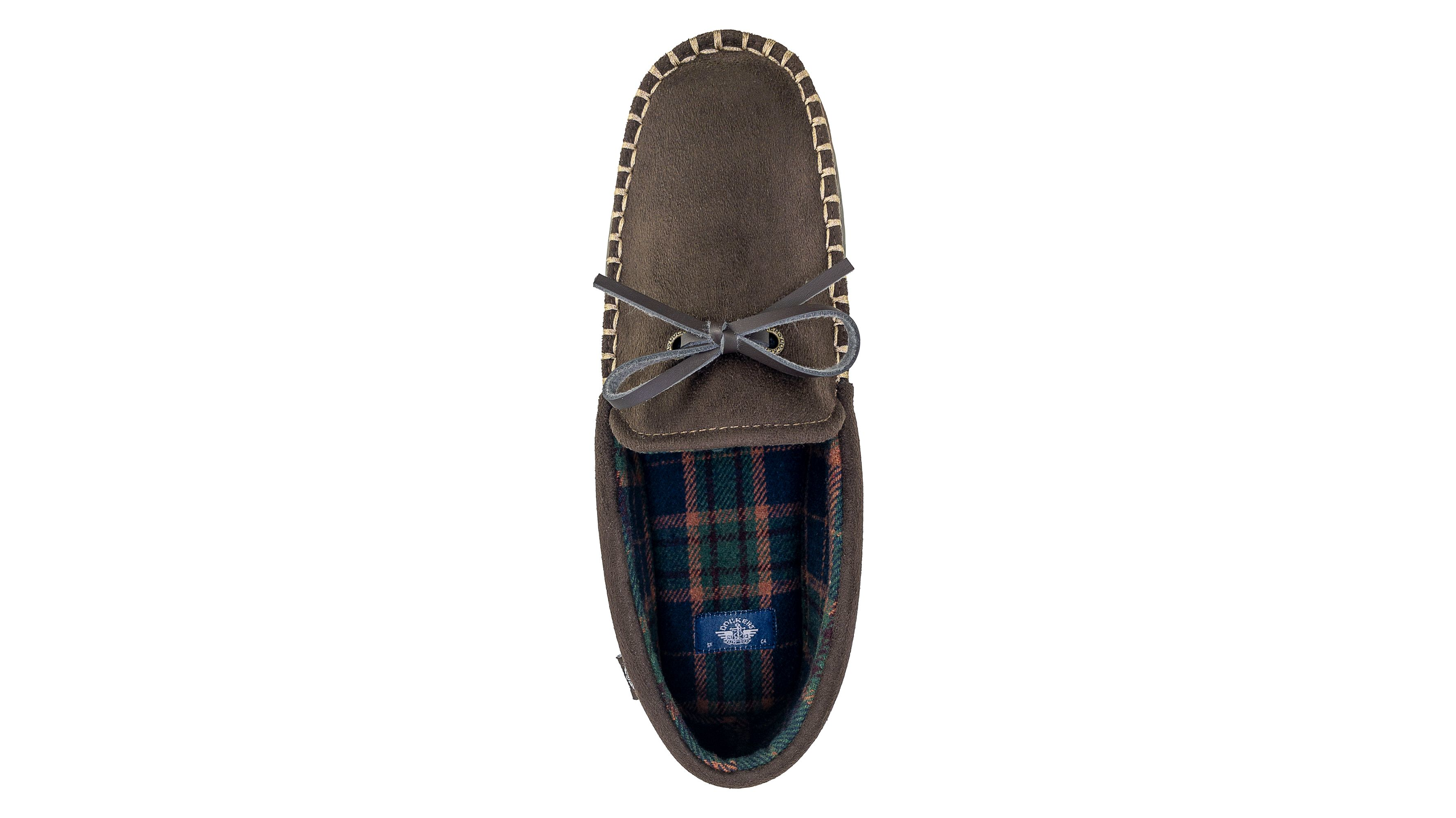 Microsuede Boater Moccasin Slippers