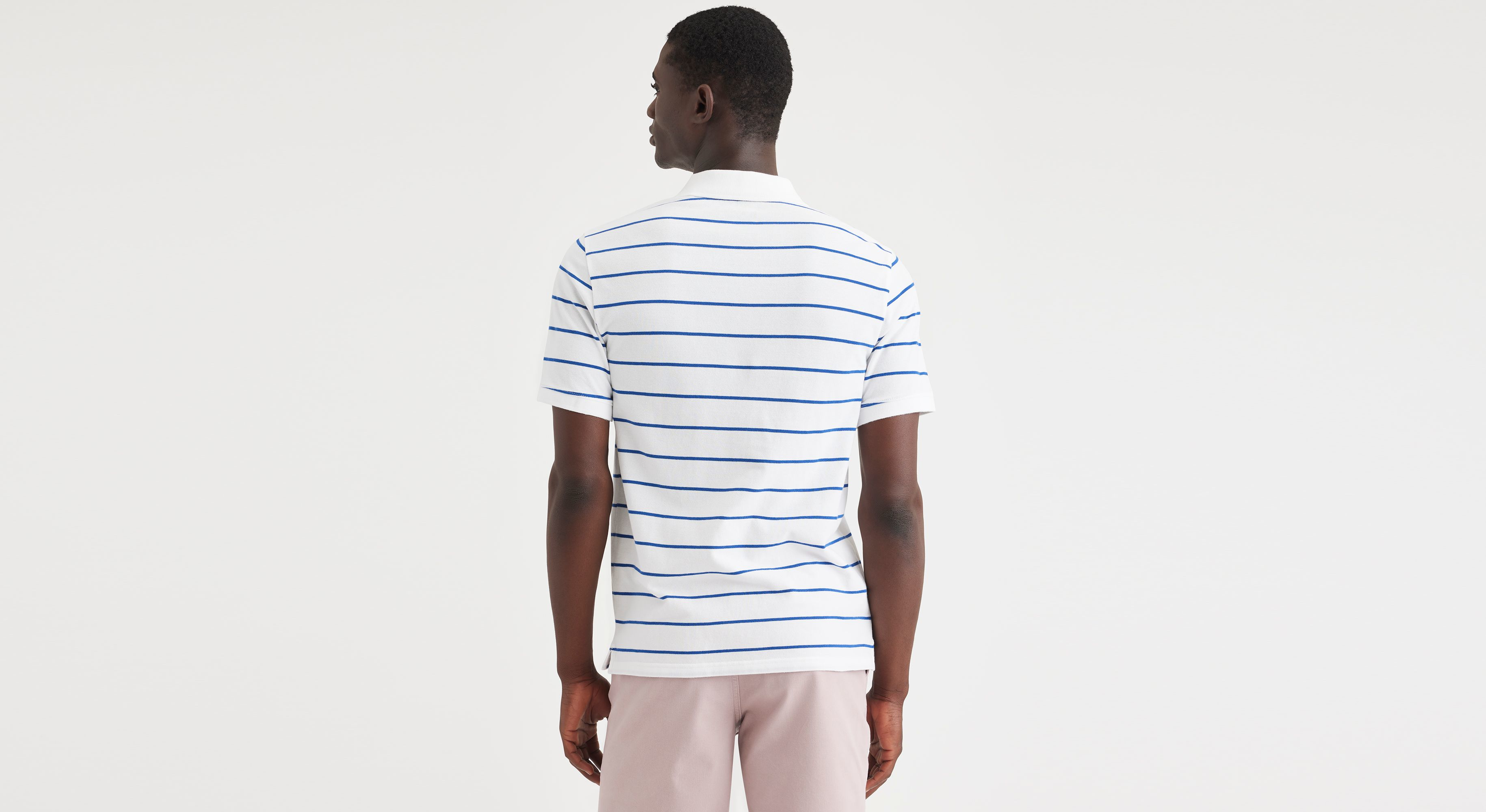 Rib Collar Polo, Slim Fit