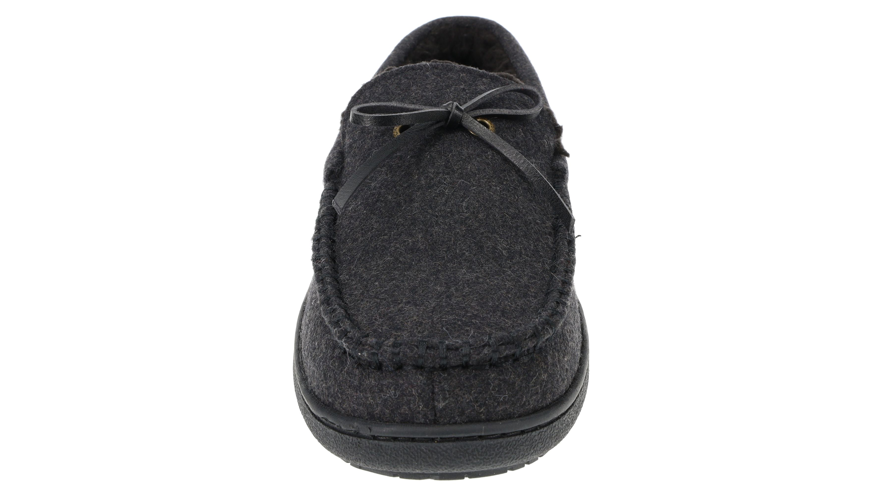 Microsuede Boater Moccasin Slippers
