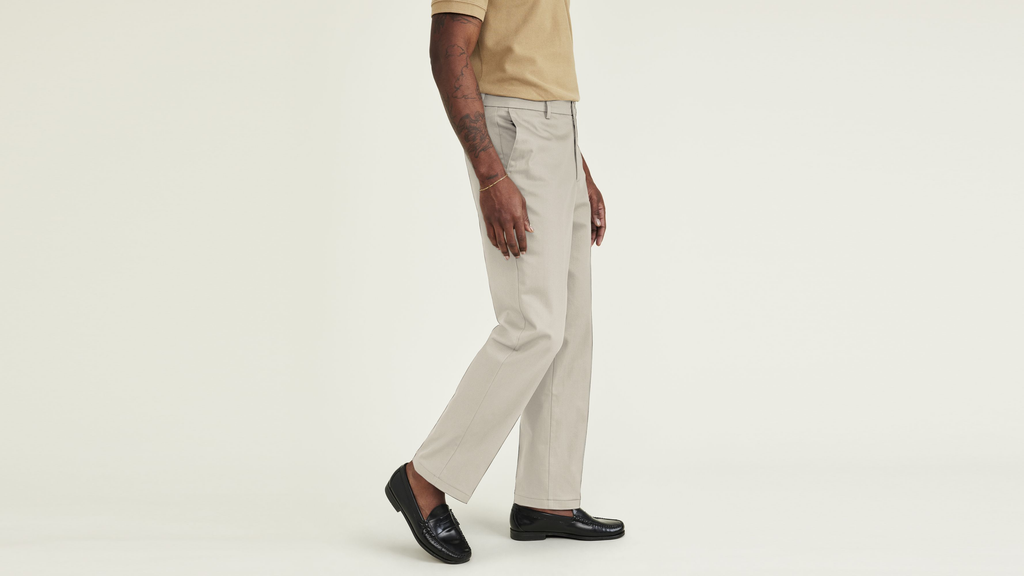 Signature Iron Free Khakis, Straight Fit with Stain Defender® (Big and Tall)