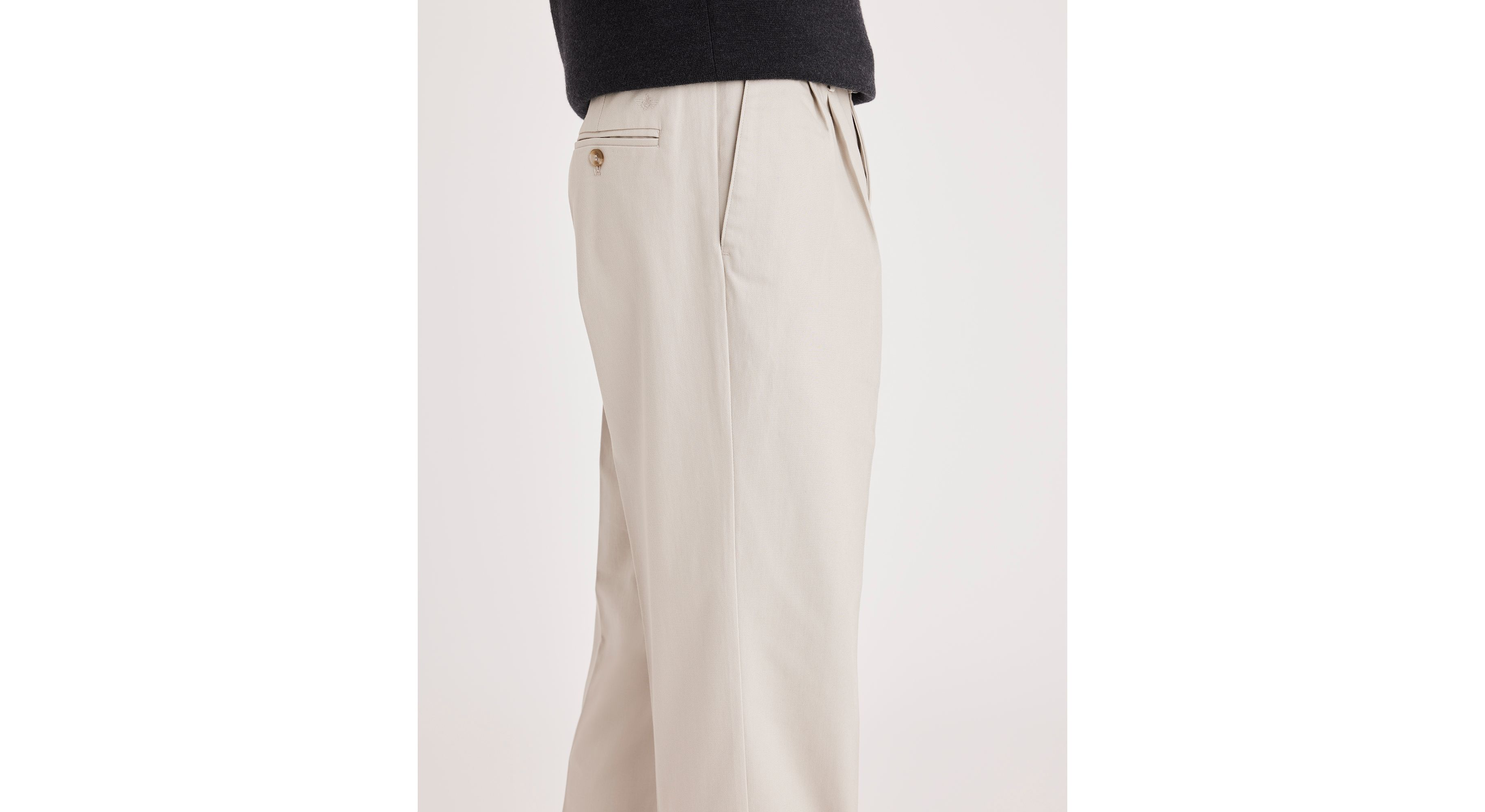 Signature Khakis, Pleated, Classic Fit (Big and Tall)