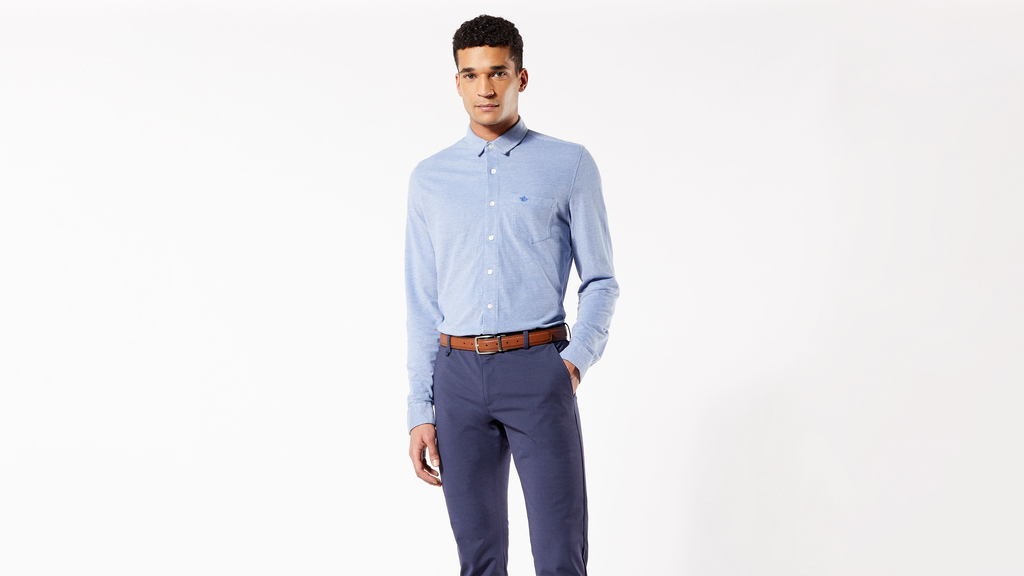 Alpha Button-Up Shirt, Slim Fit