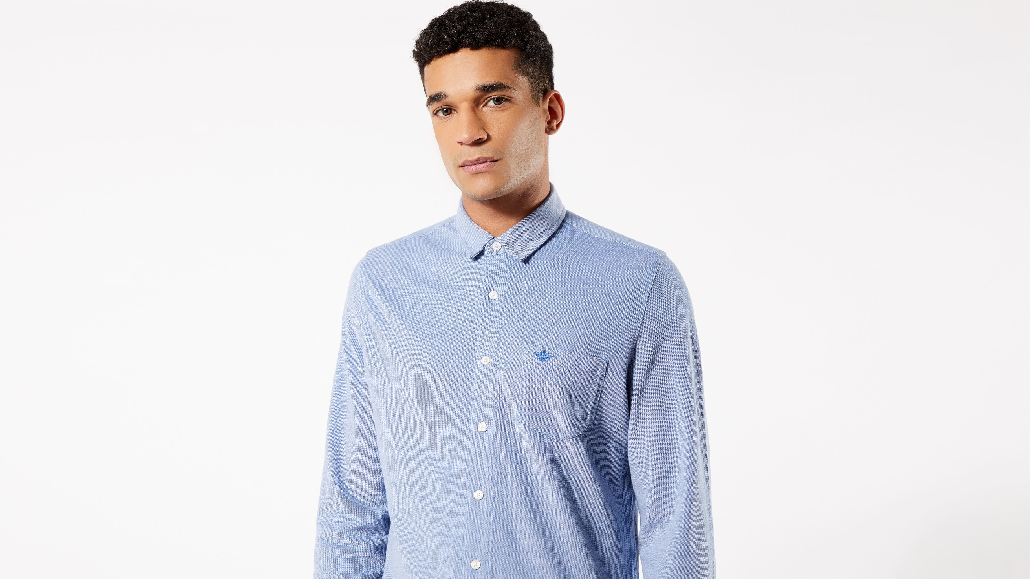 Alpha Button-Up Shirt, Slim Fit