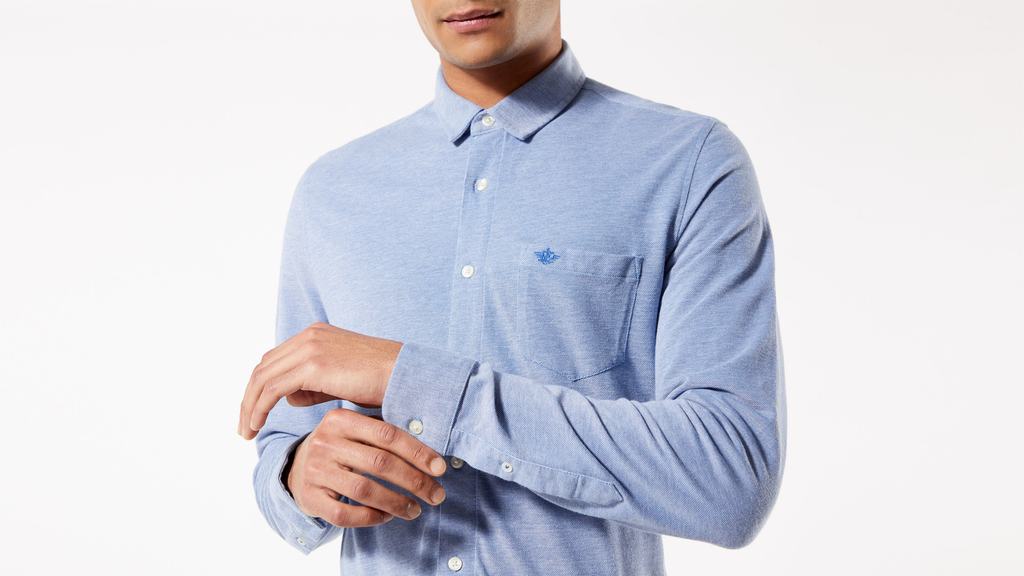 Alpha Button-Up Shirt, Slim Fit