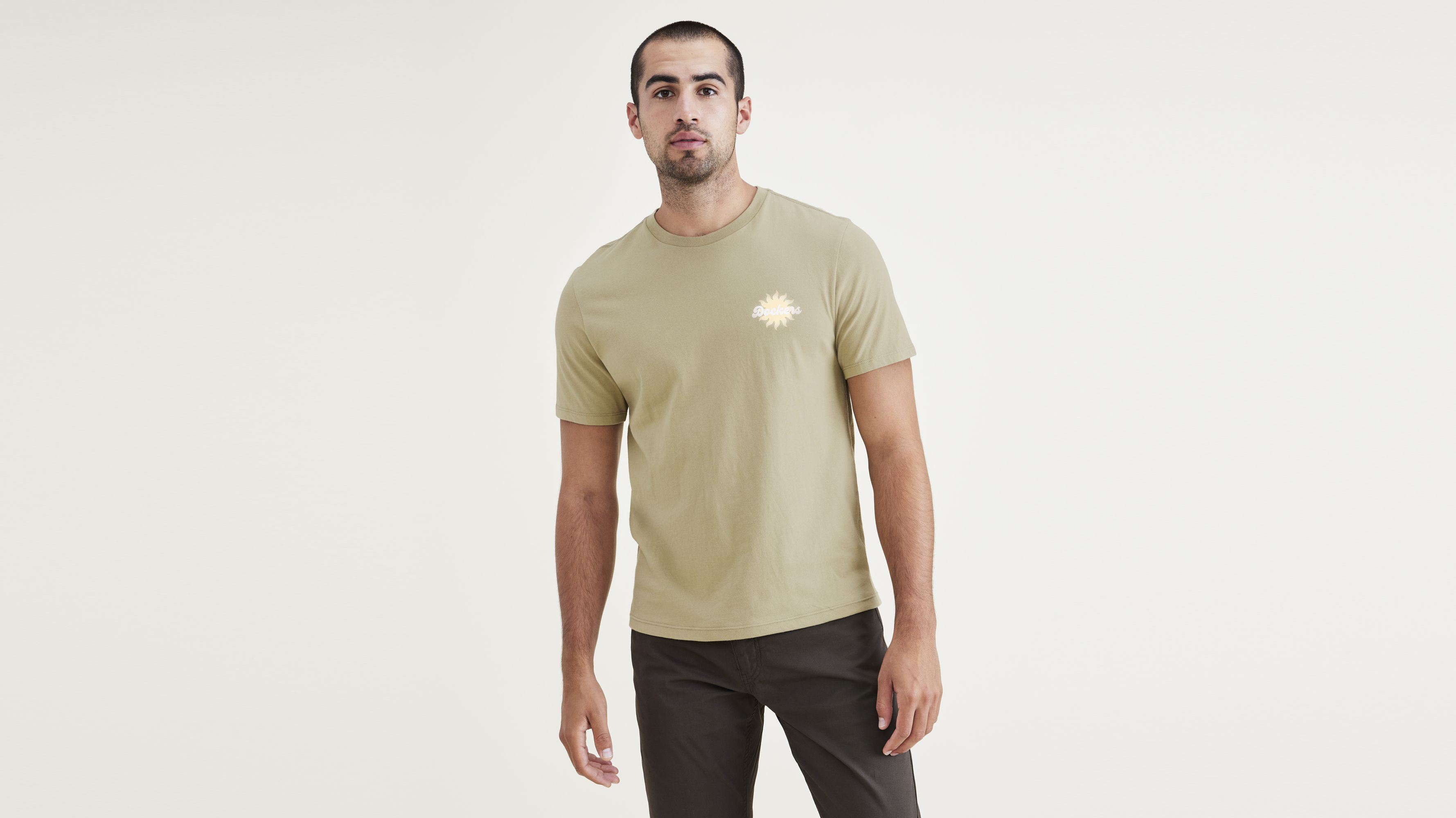 Script Graphic Tee, Slim Fit