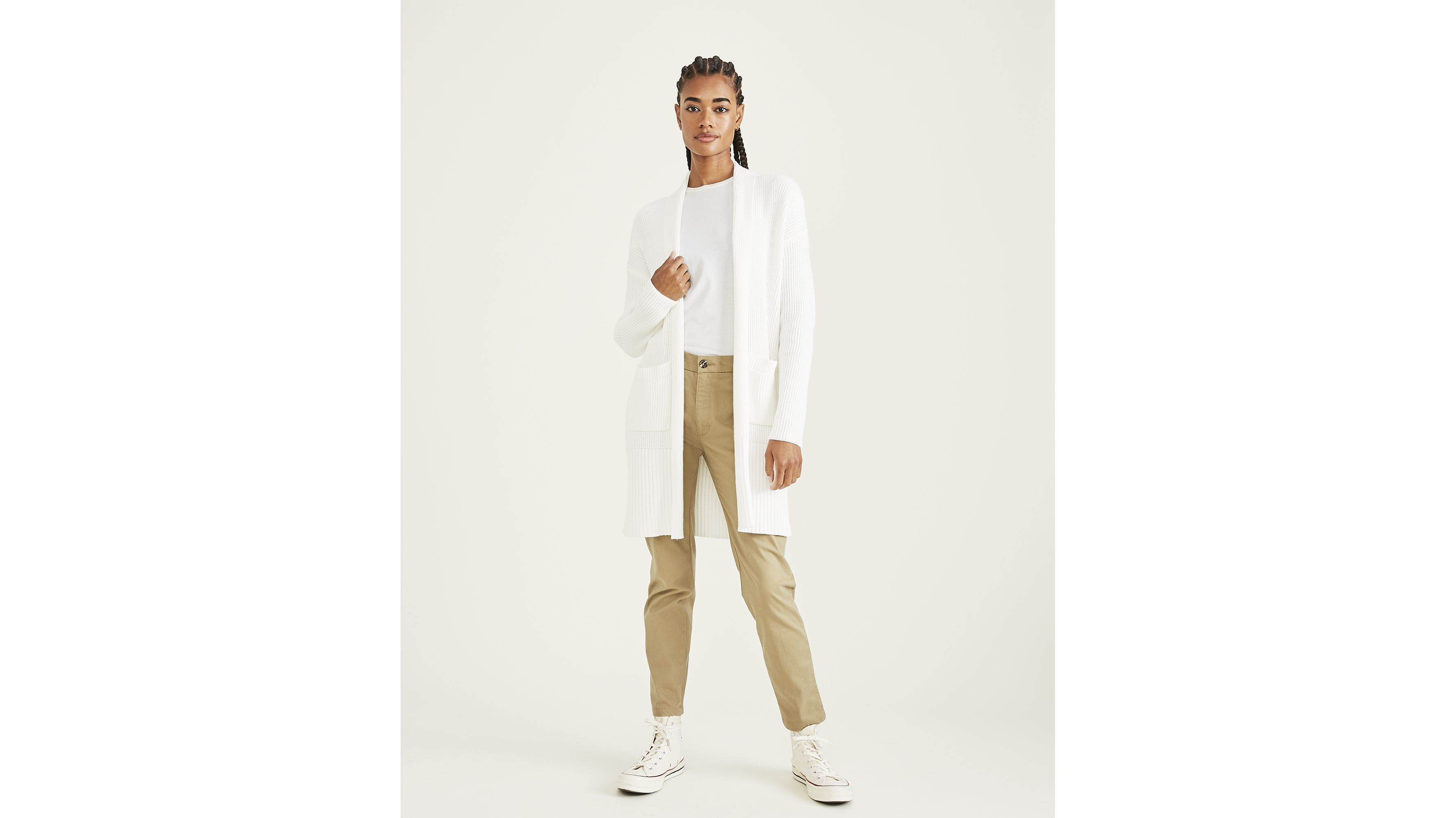 Long Cardigan Sweater, Relaxed Fit