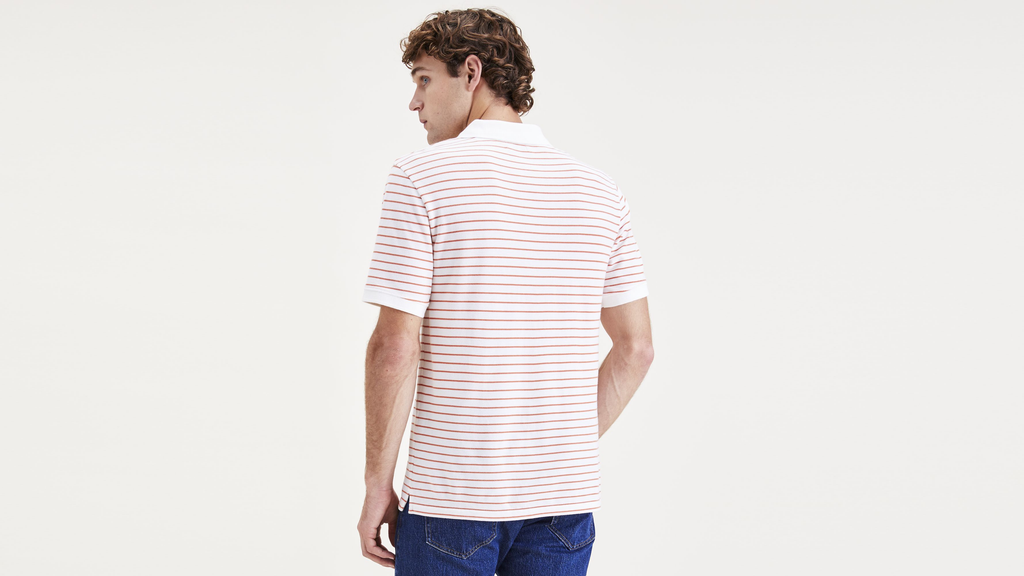 Rib Collar Polo, Slim Fit