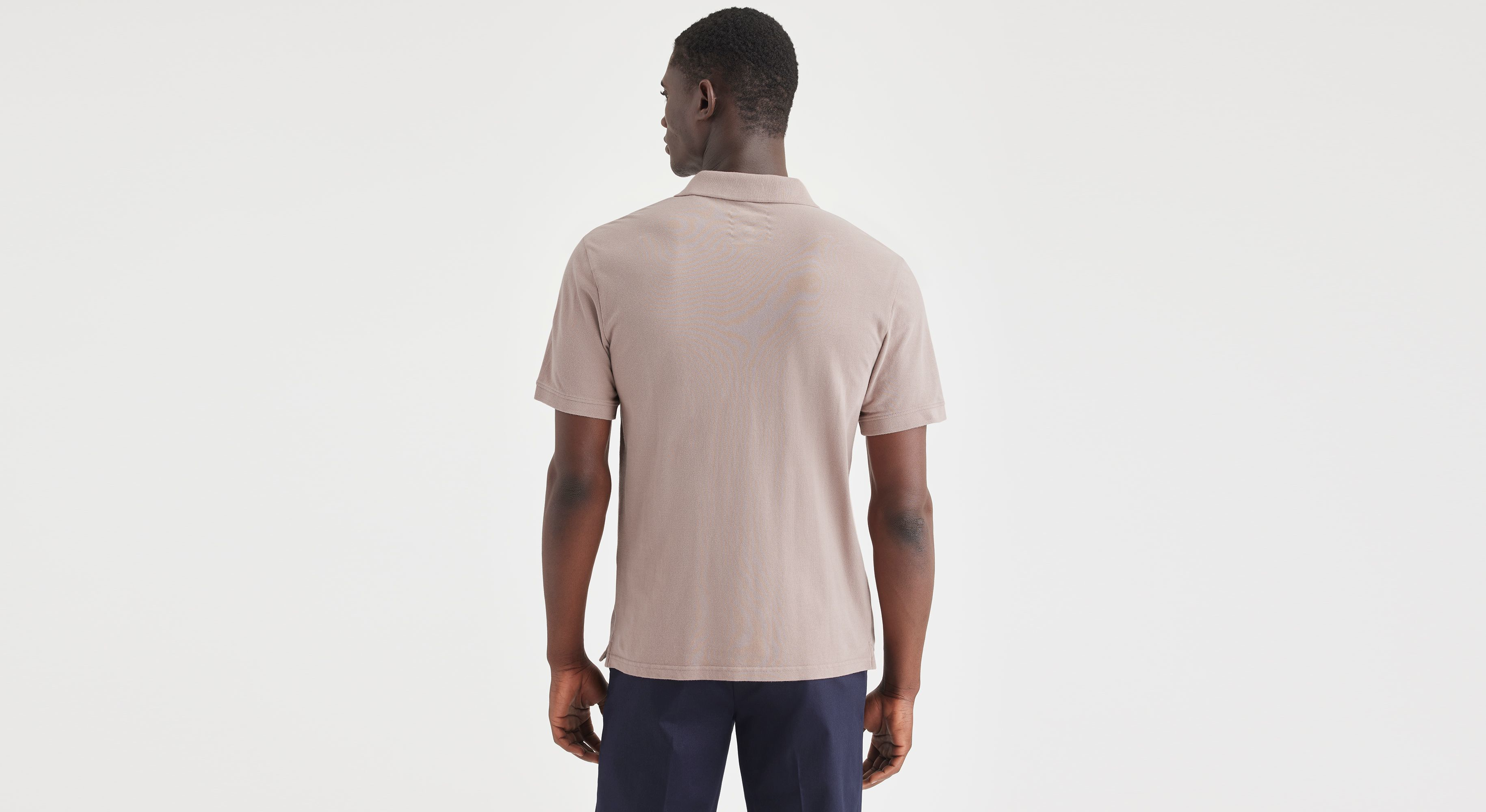 Rib Collar Polo, Slim Fit