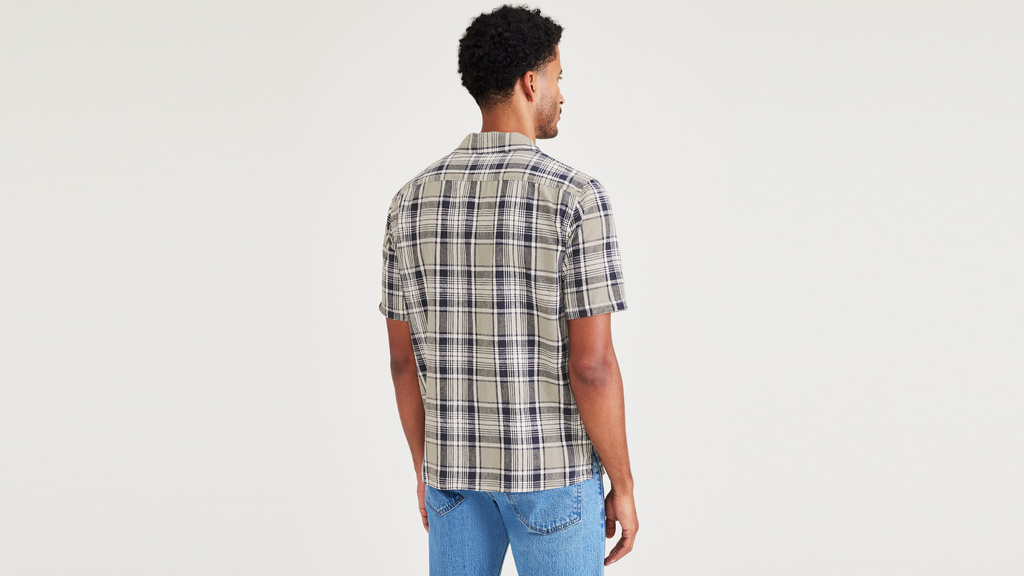 Camp Collar Shirt, Regular Fit