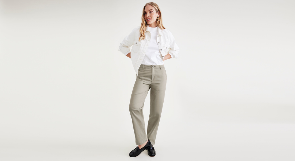 Original Chinos, High Waisted, Straight Fit
