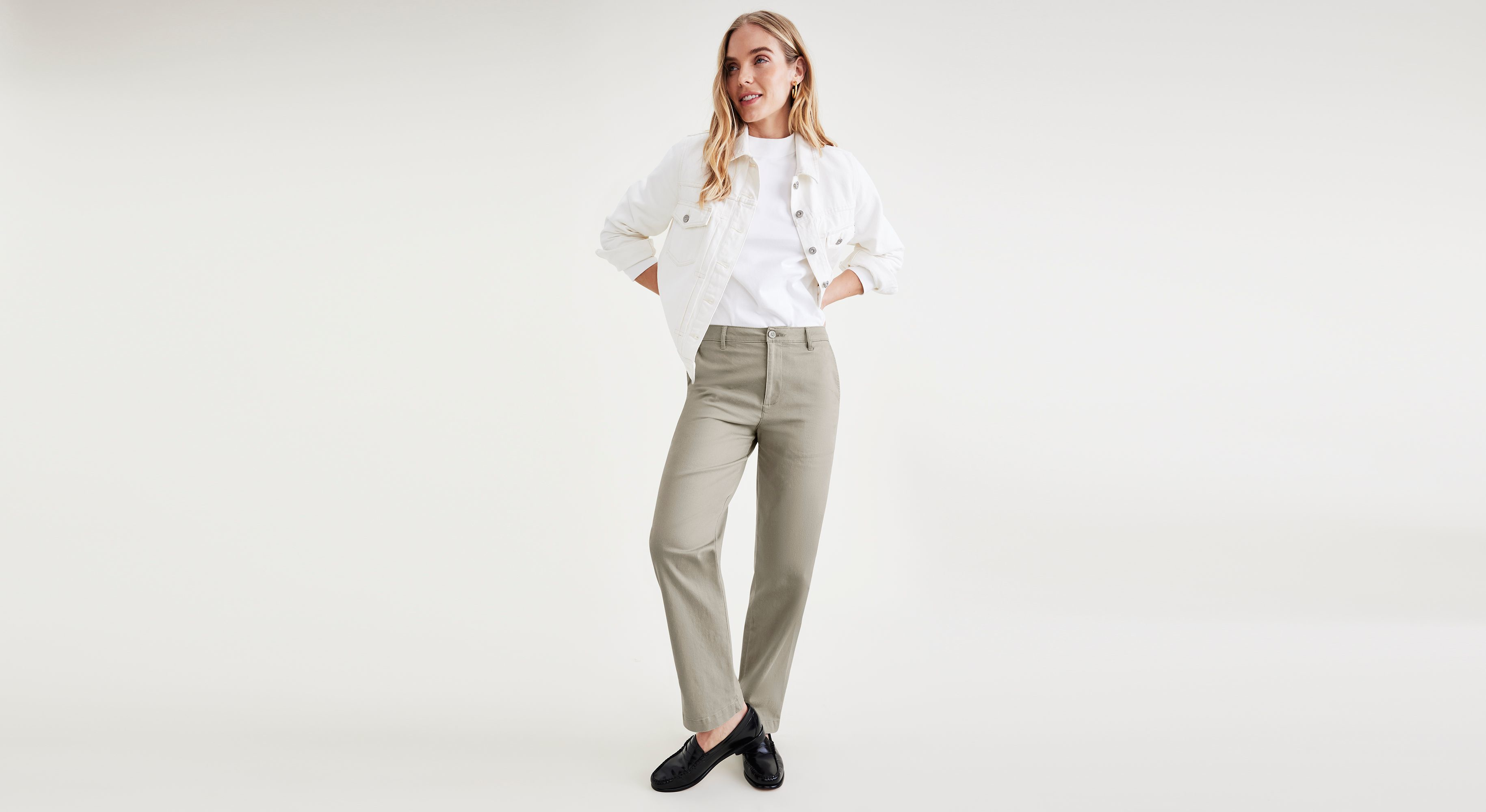 Original Chinos, High Waisted, Straight Fit