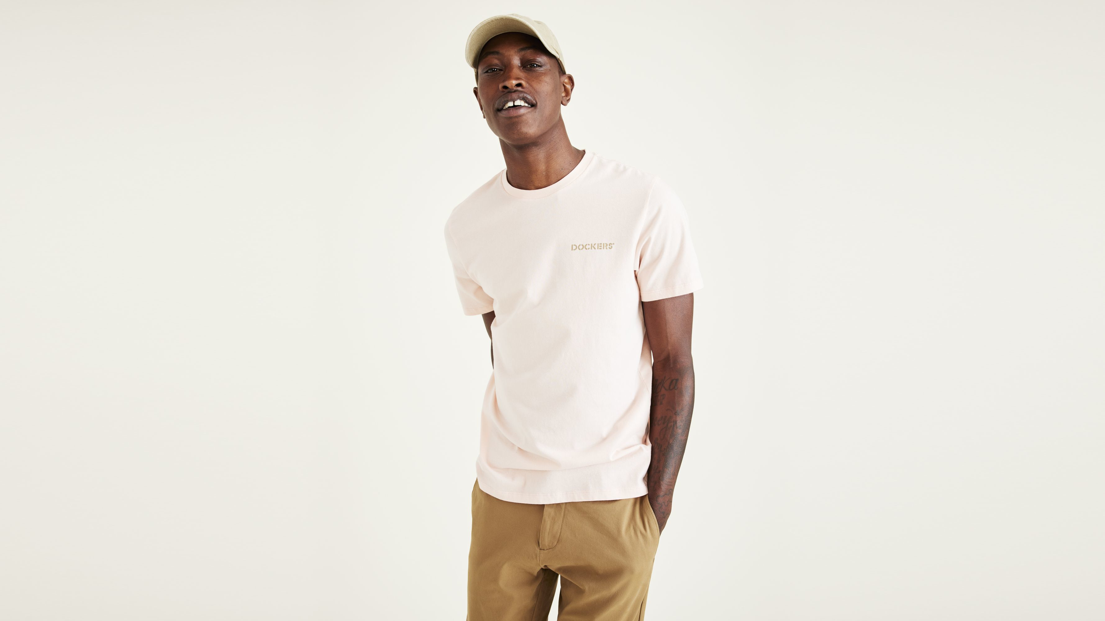 Stencil Graphic Tee, Slim Fit