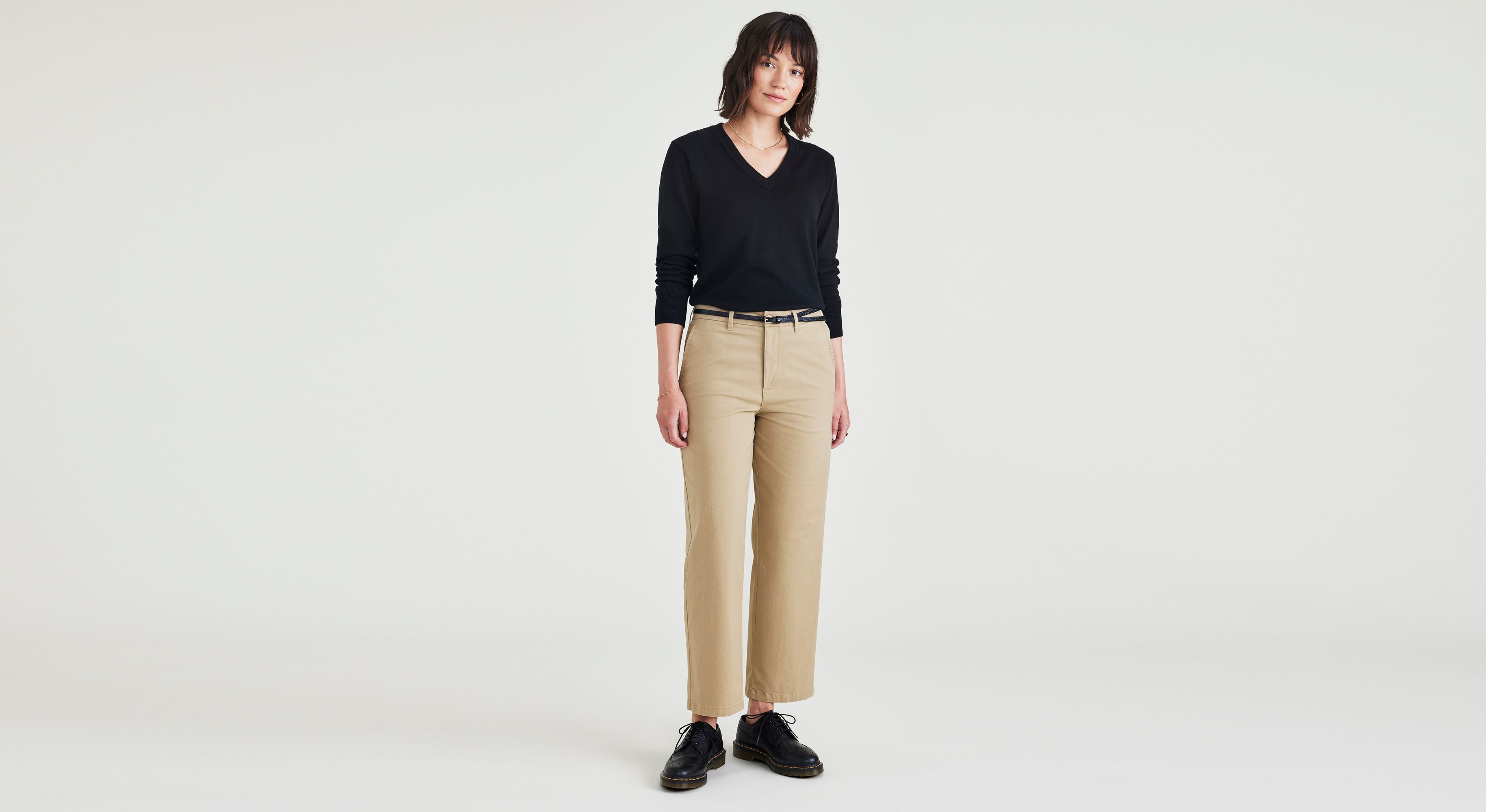 Weekend Chinos, High Straight Fit