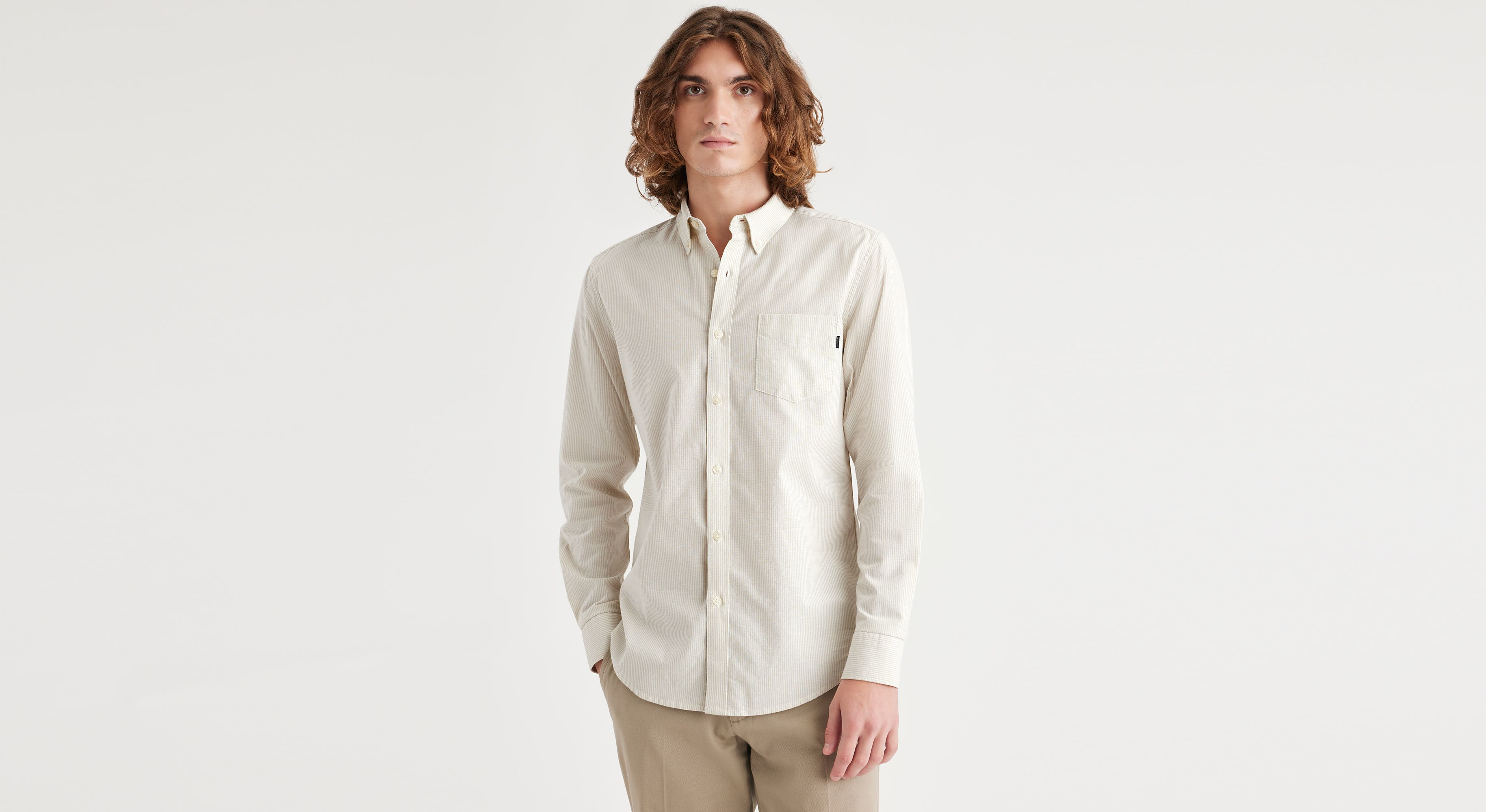 Stretch Oxford Shirt, Slim Fit