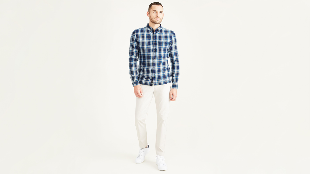 Stretch Oxford Shirt, Slim Fit