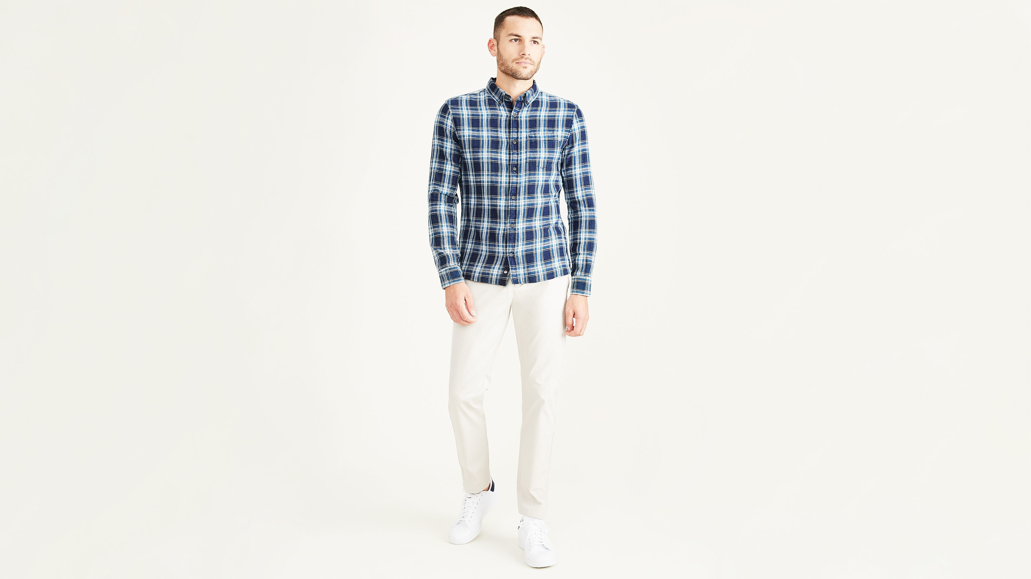 Stretch Oxford Shirt, Slim Fit