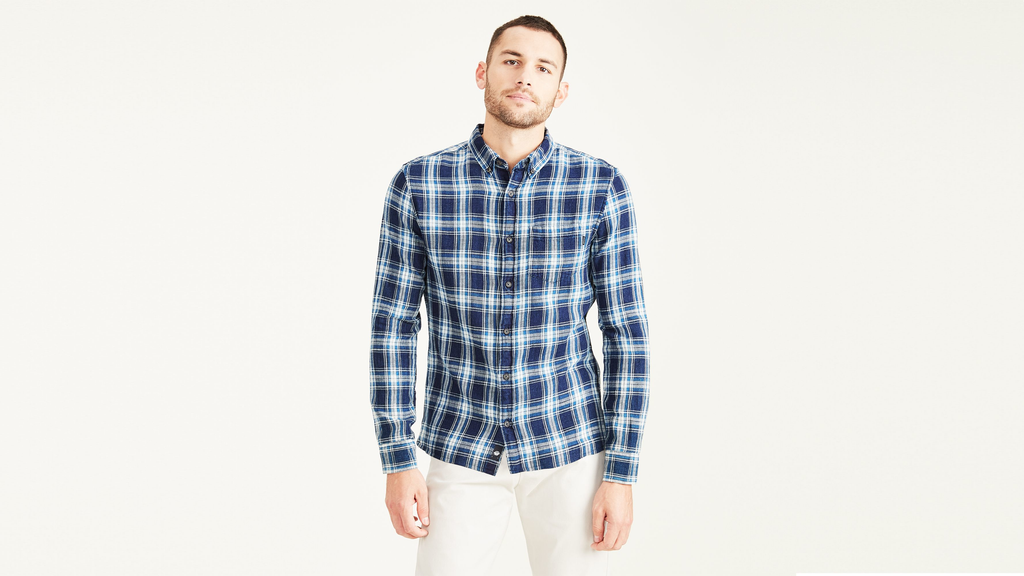 Stretch Oxford Shirt, Slim Fit
