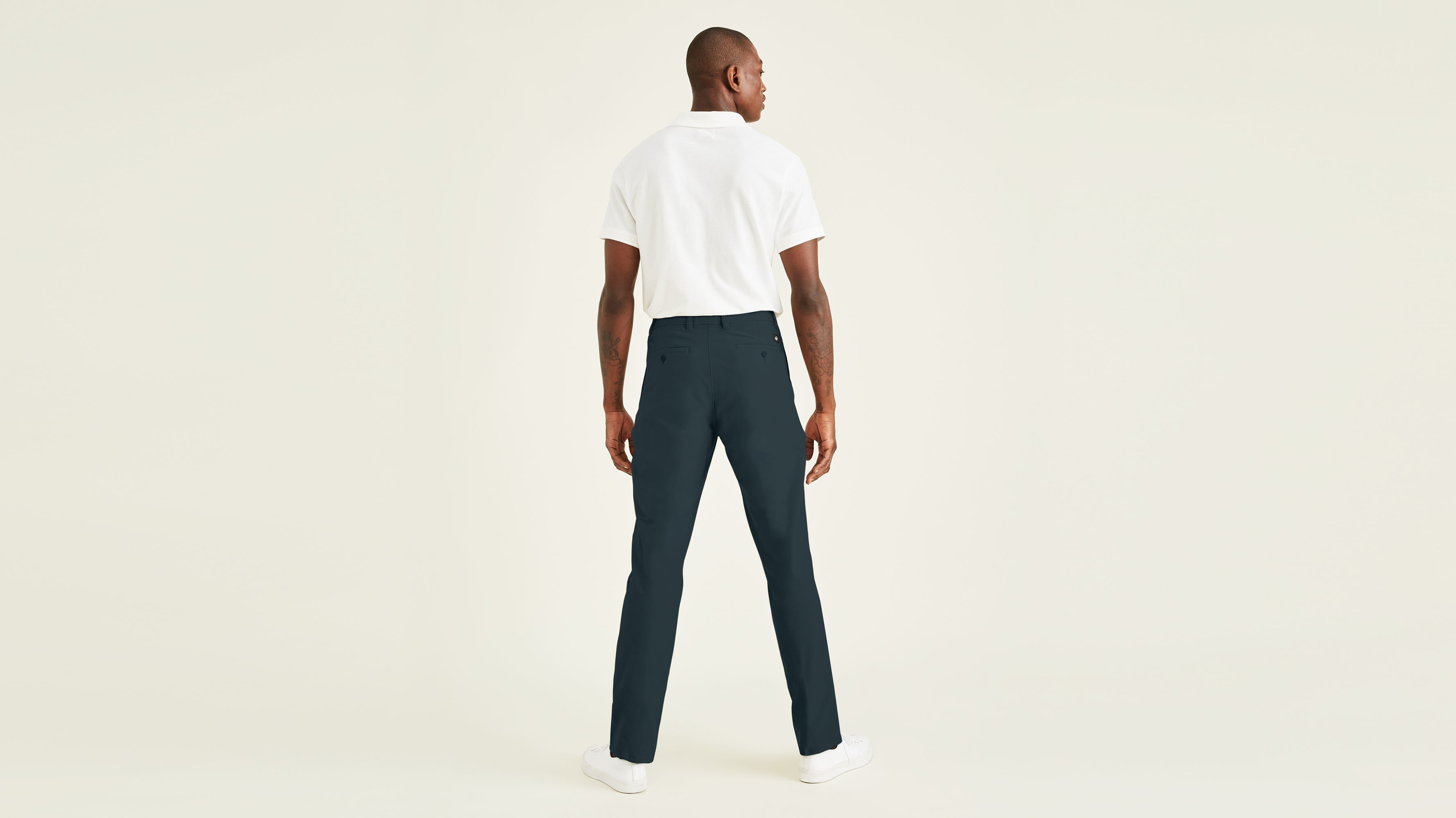 Comfort Knit Chinos, Straight Fit