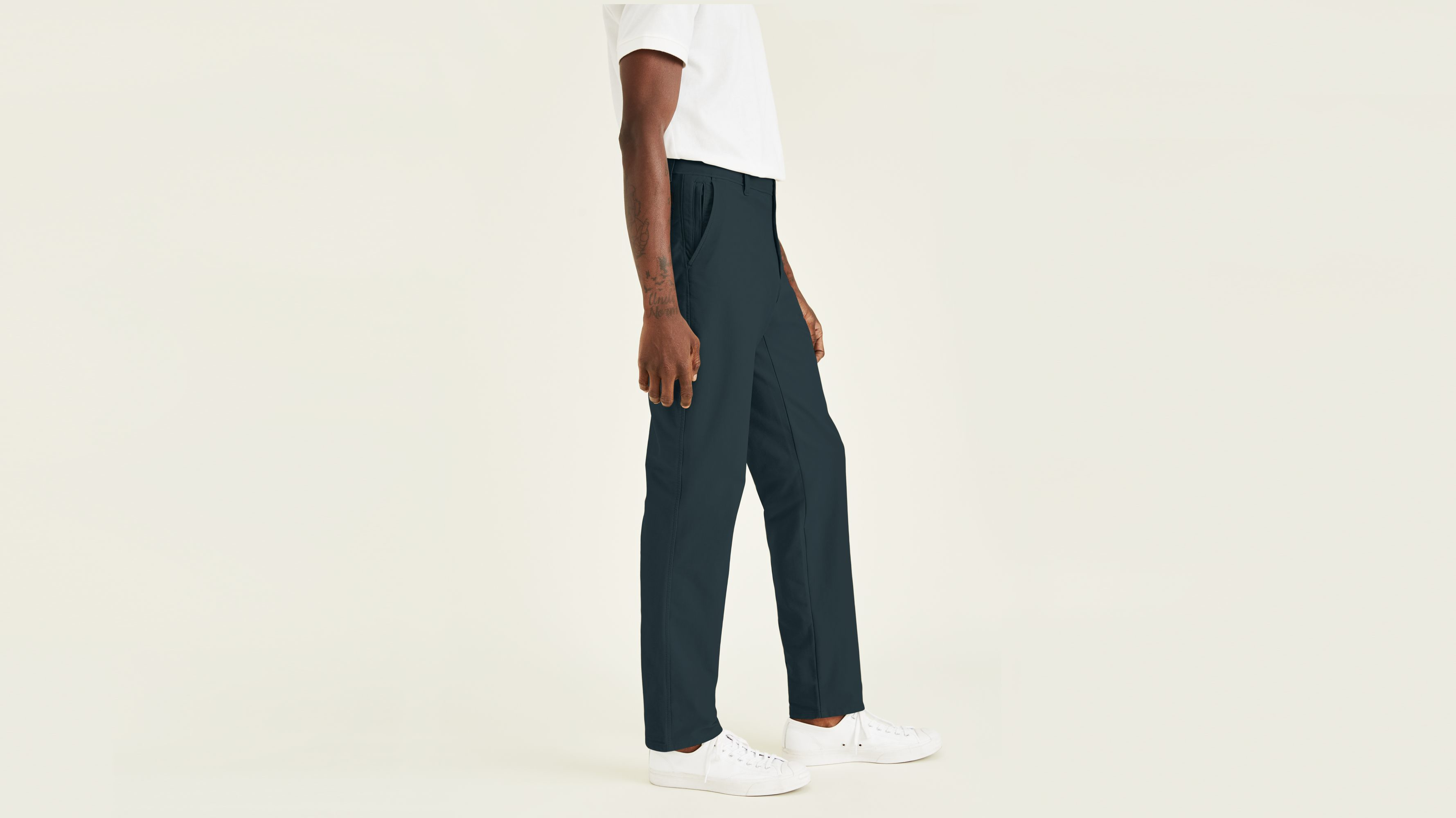 Comfort Knit Chinos, Straight Fit