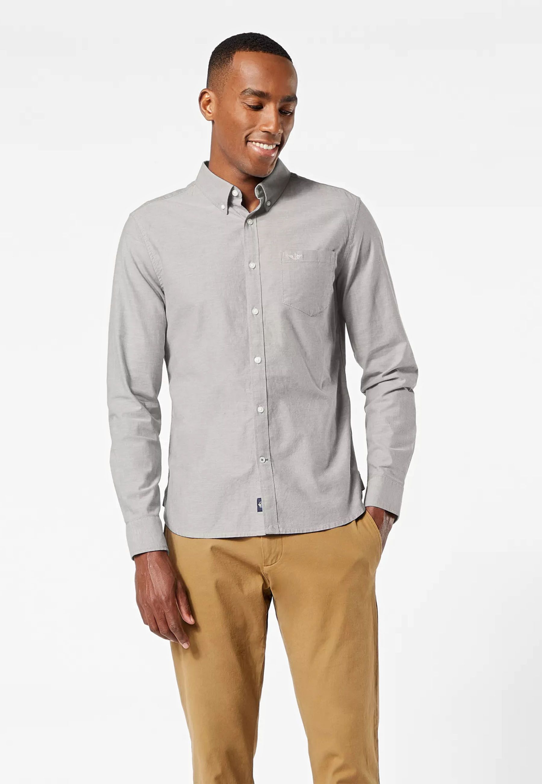 Stretch Oxford Shirt, Slim Fit