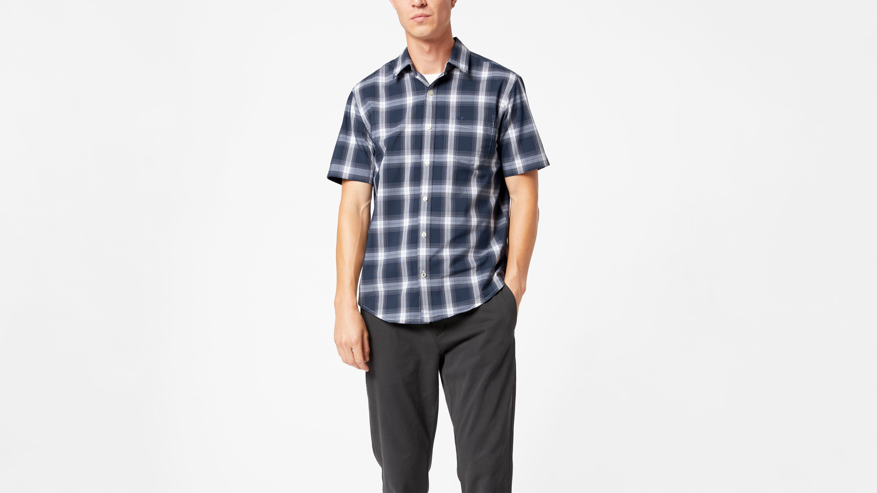 Signature Comfort Flex Shirt, Classic Fit (Big and Tall)