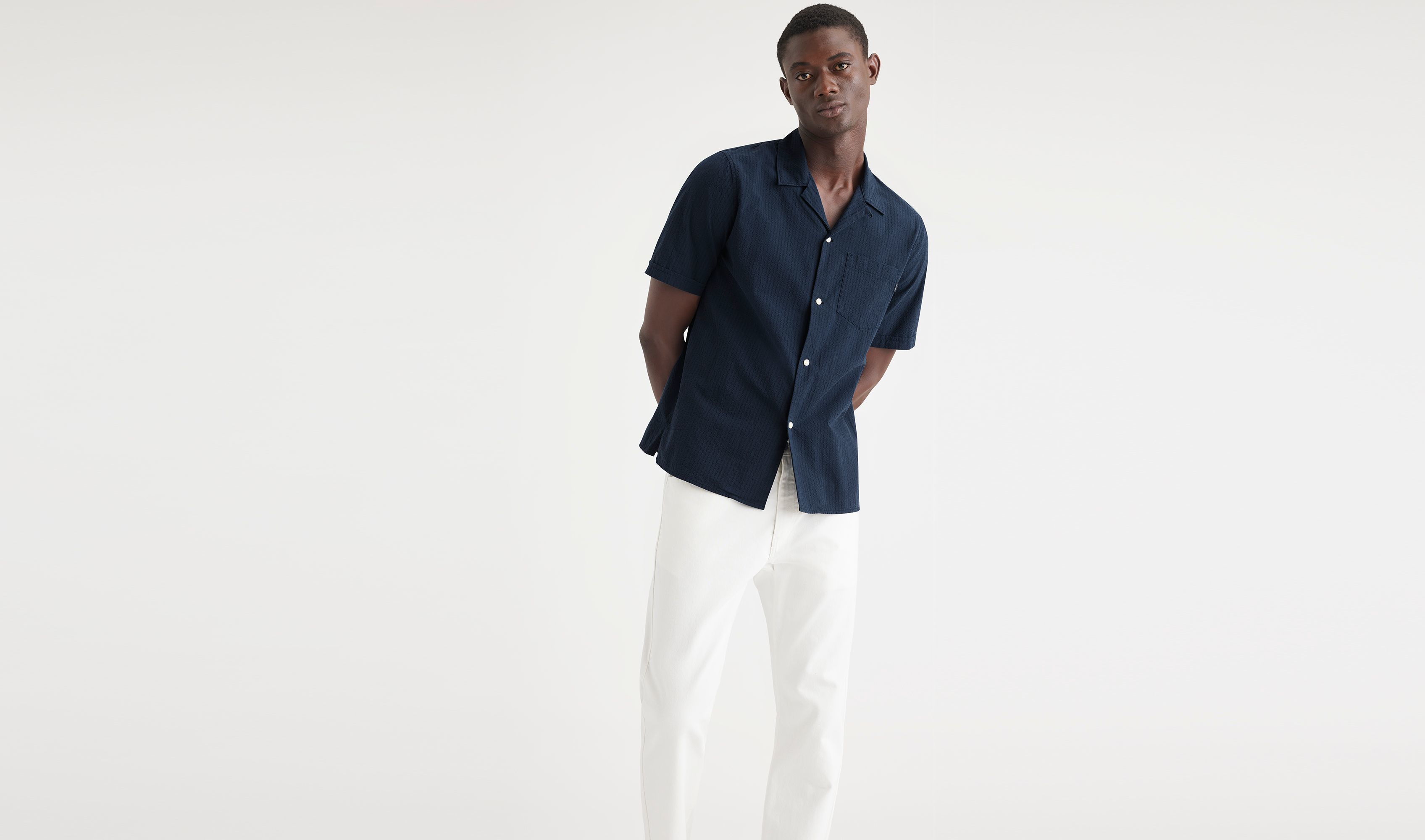 Camp Collar Shirt, Regular Fit